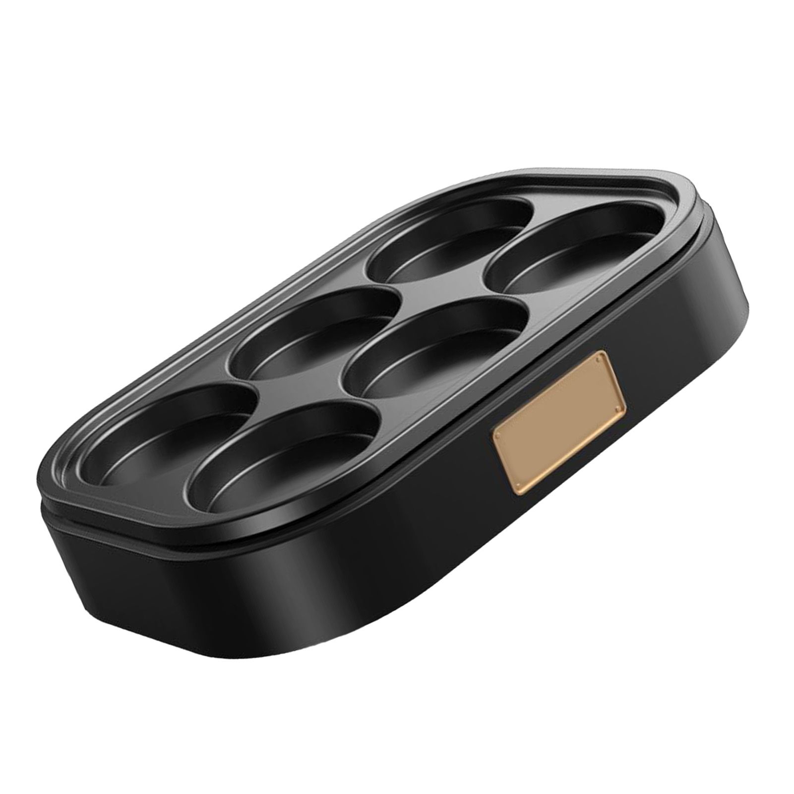 6 Hole Egg Frying Pan Nonstick Breakfast Pot Multifunctional Breakfast Maker Hamburger Machine Without Pot Cover - Image 2