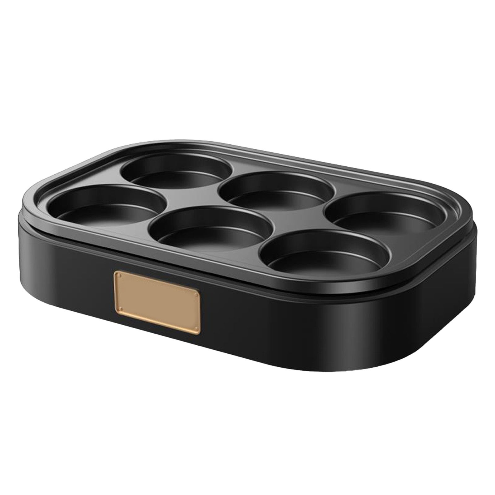 6 Hole Egg Frying Pan Nonstick Breakfast Pot Multifunctional Breakfast Maker Hamburger Machine Without Pot Cover - Image 3