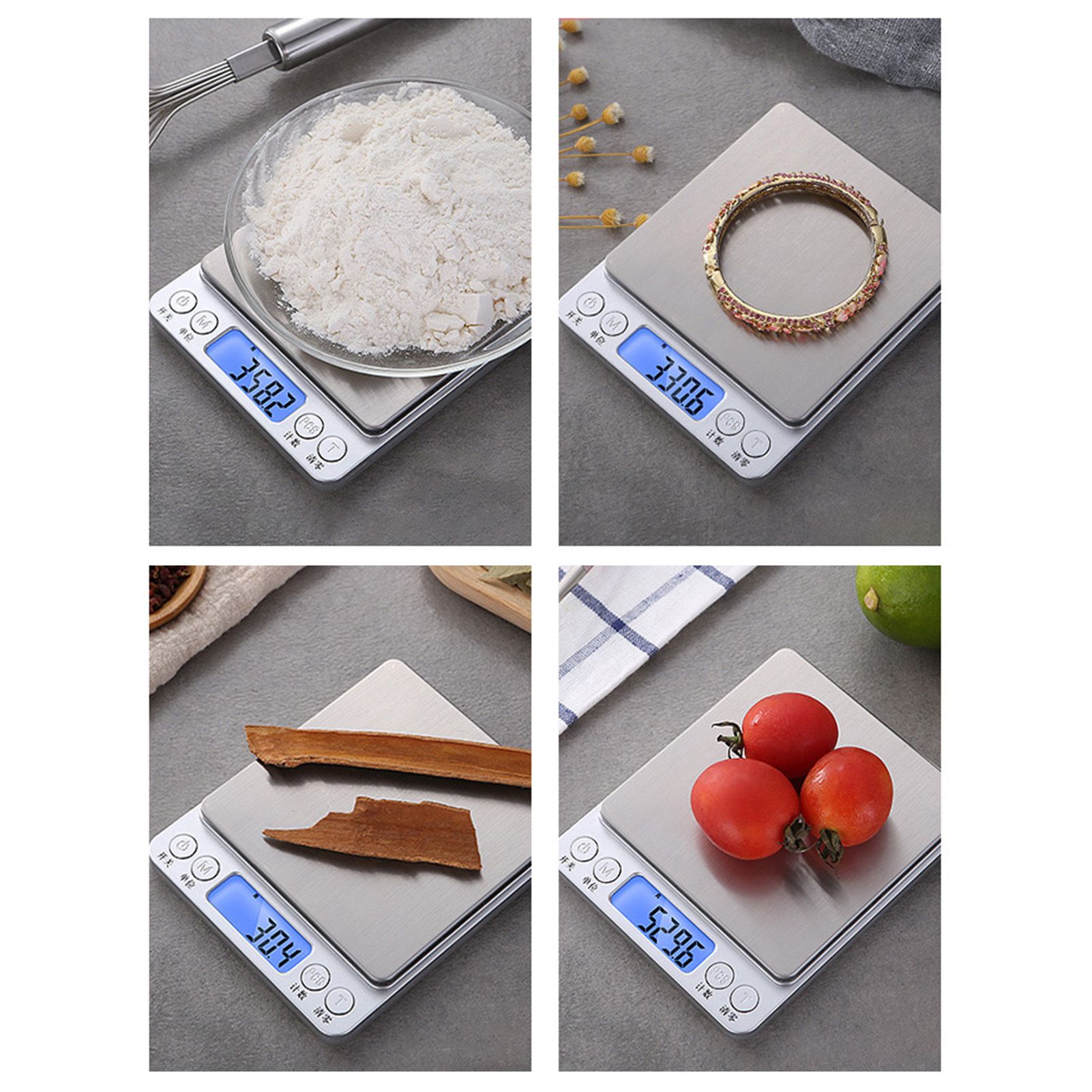 Kitchen Electronic Scale 0.1g High Accuracy Mini Portable LCD Display Digital Food Scale for Jewelry - Image 6