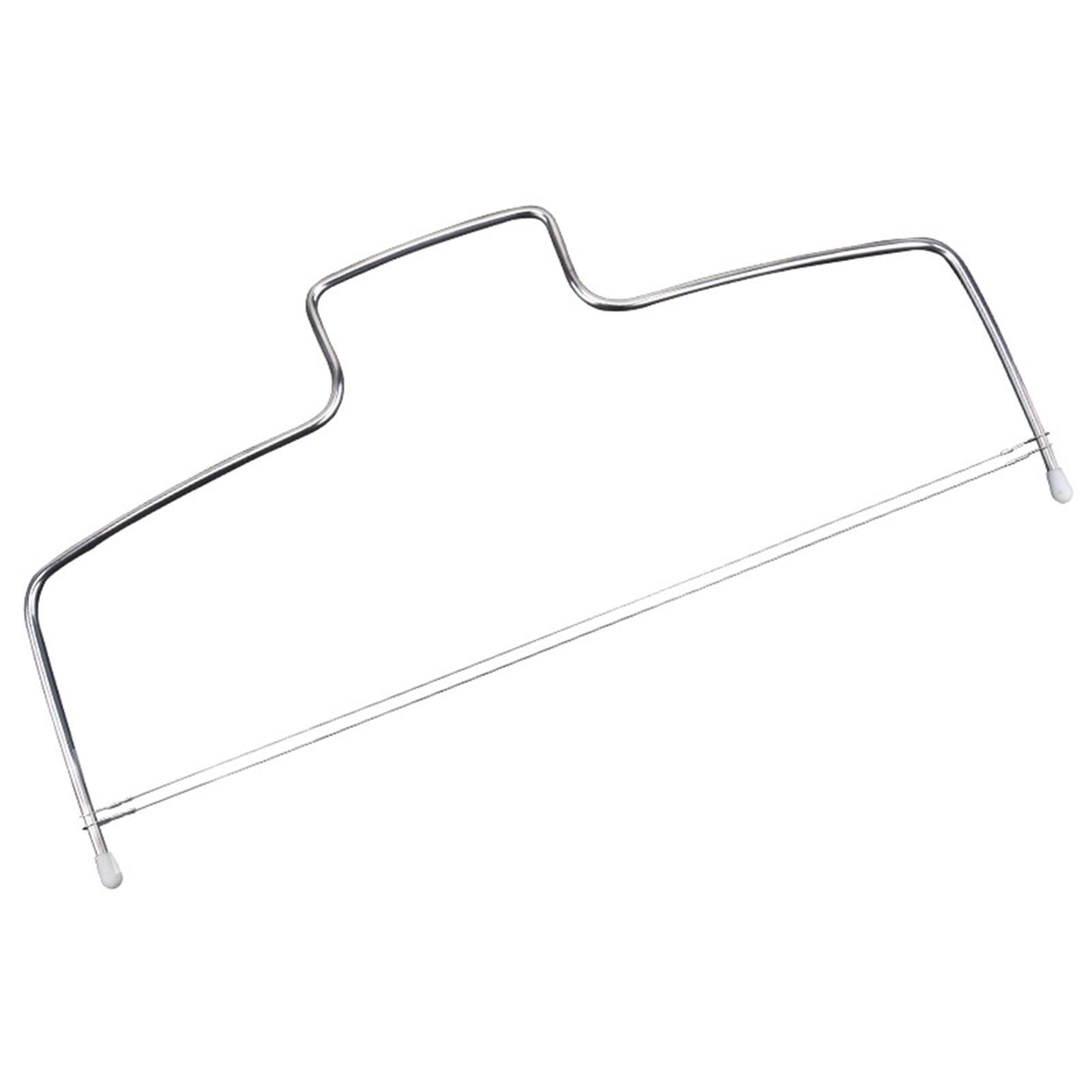 Cake Leveler Stainless Steel 8 Gear Adjustable Cake Layer Cutter with Detachable Wire for Baking Tool Two Wire - Image 2