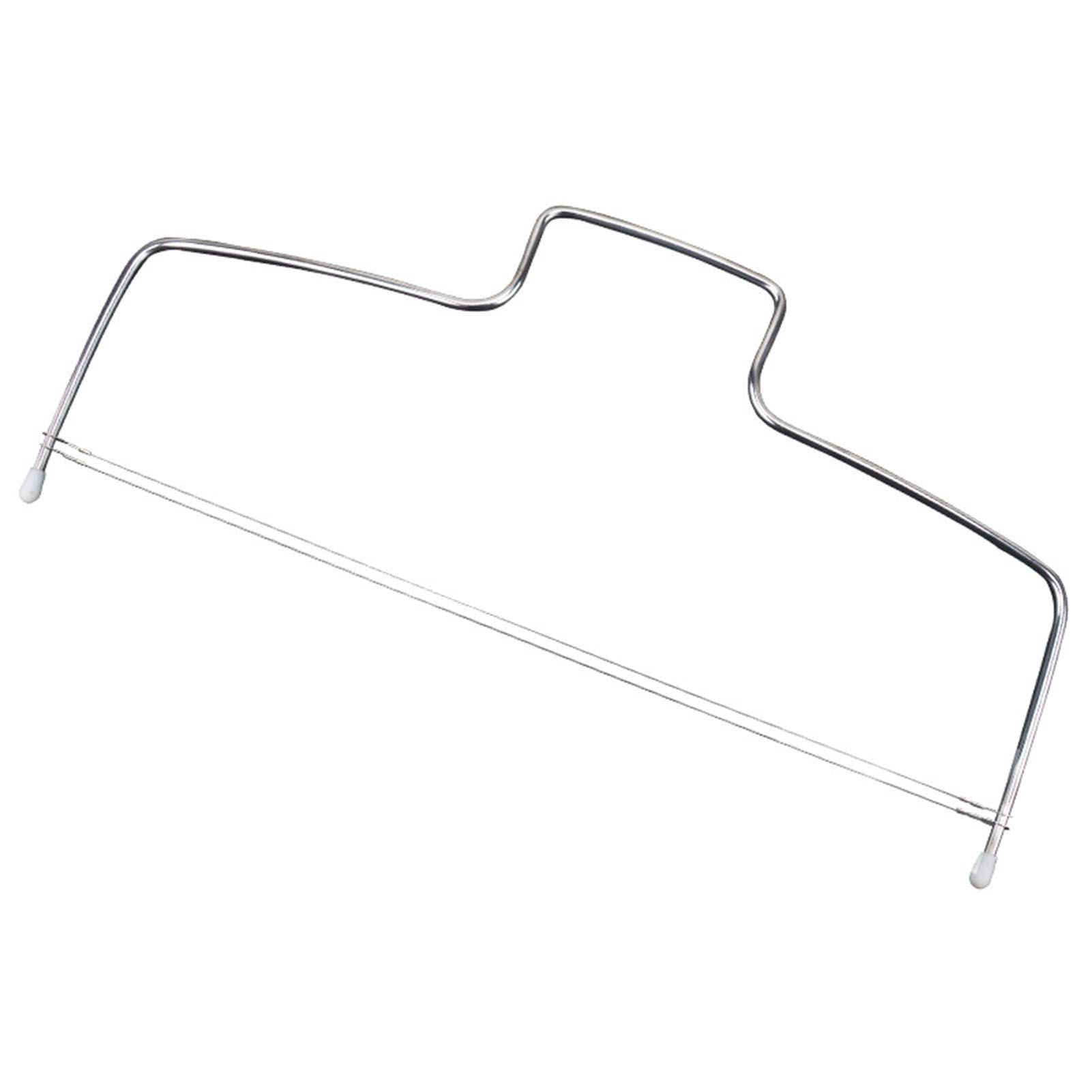 Cake Leveler Stainless Steel 8 Gear Adjustable Cake Layer Cutter with Detachable Wire for Baking Tool Two Wire - Image 3