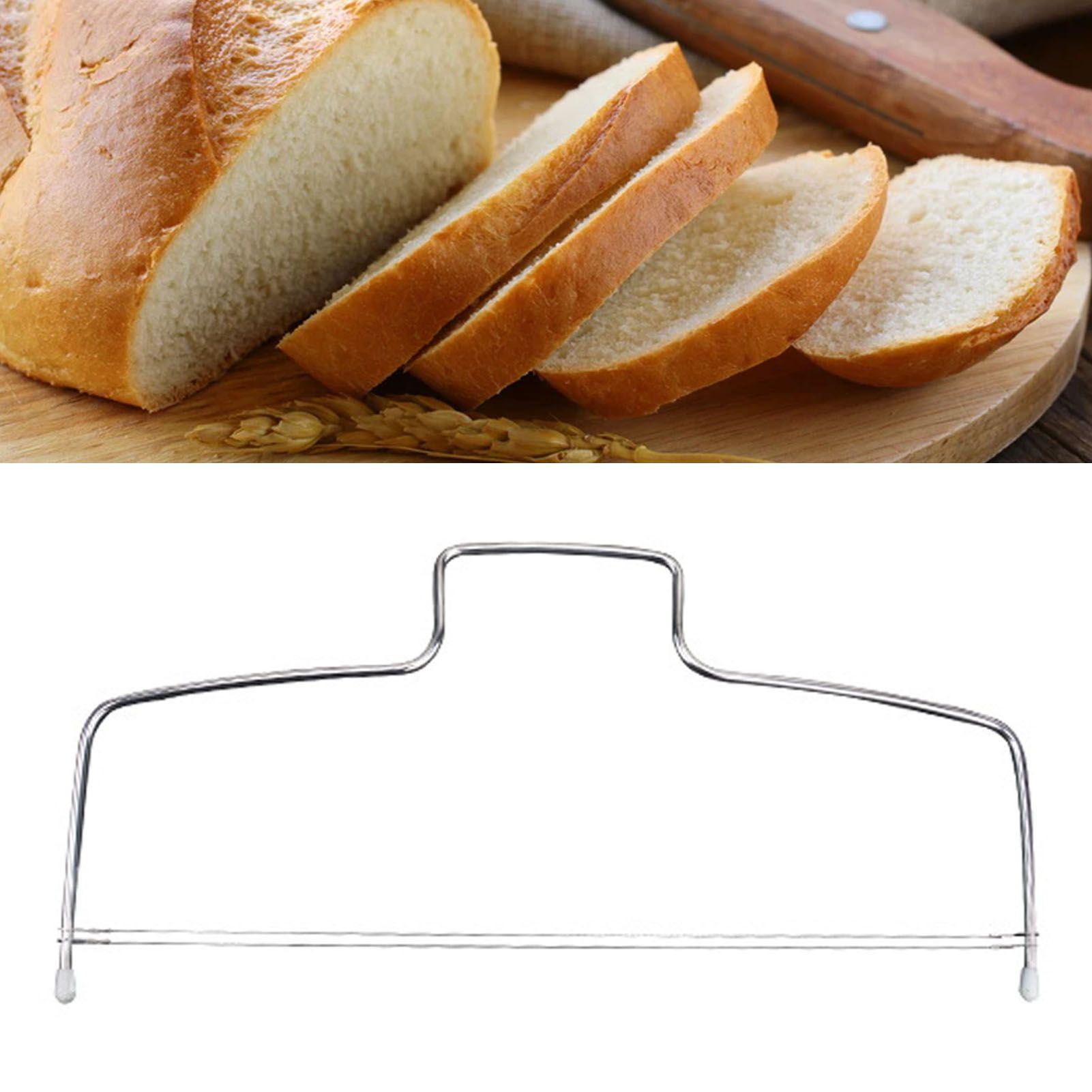 Cake Leveler Stainless Steel 8 Gear Adjustable Cake Layer Cutter with Detachable Wire for Baking Tool Two Wire - Image 6