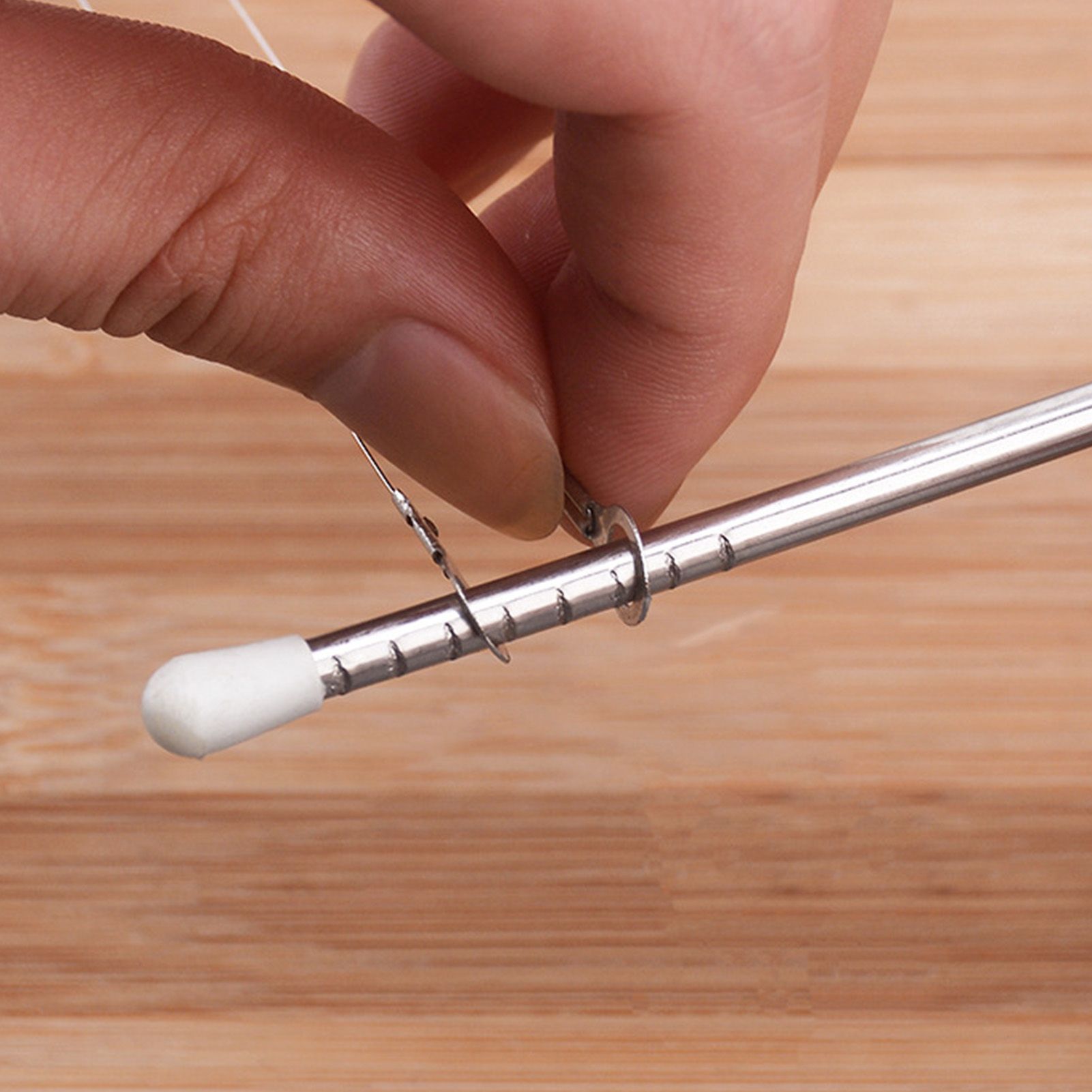 Cake Leveler Stainless Steel 8 Gear Adjustable Cake Layer Cutter with Detachable Wire for Baking Tool Two Wire - Image 7
