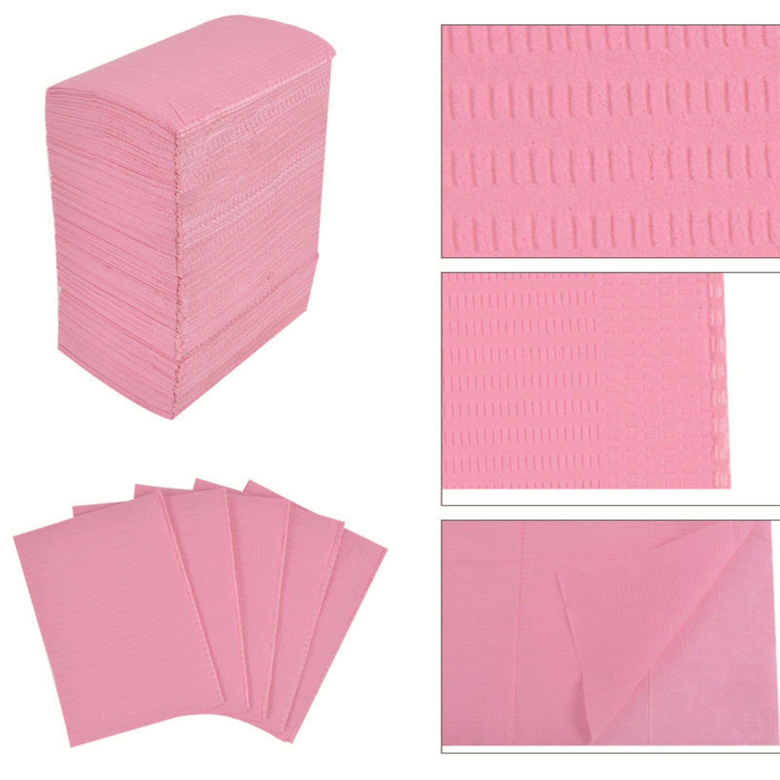 125PCS Tattoo Clean Pad Good Absorption Thick Cloth Disposable Tattoo Tablecloth for Tattooist Pink - Image 5