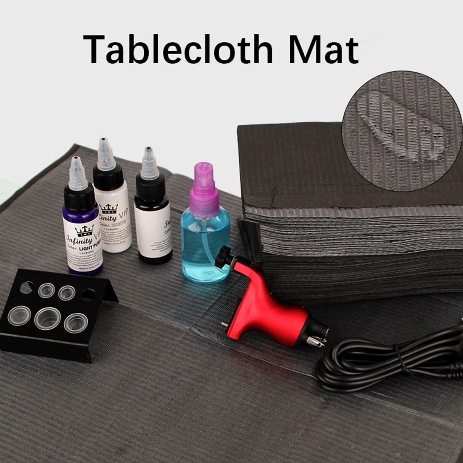 125PCS Tattoo Clean Pad Good Absorption Thick Cloth Disposable Tattoo Tablecloth for Tattooist Pink - Image 6