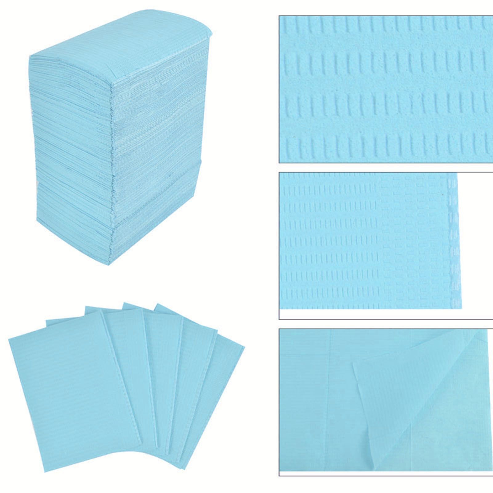 125PCS Tattoo Clean Pad Good Absorption Thick Cloth Disposable Tattoo Tablecloth for Tattooist Blue - Image 7
