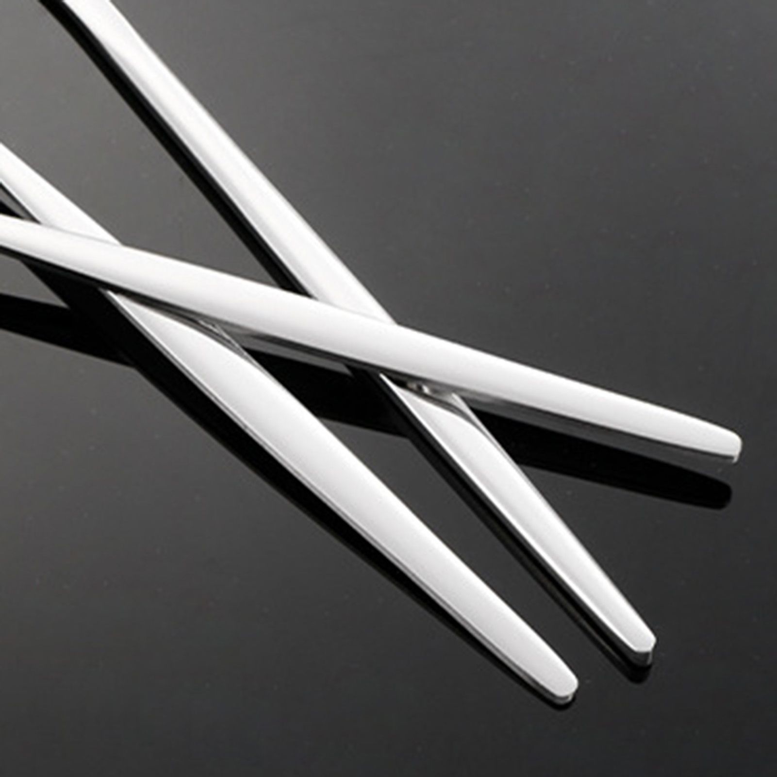 12Pcs Tableware Set Spoons Knives Forks Glossy 410 Stainless Steel Cutlery Set for Home Restaurant Silver - Image 7