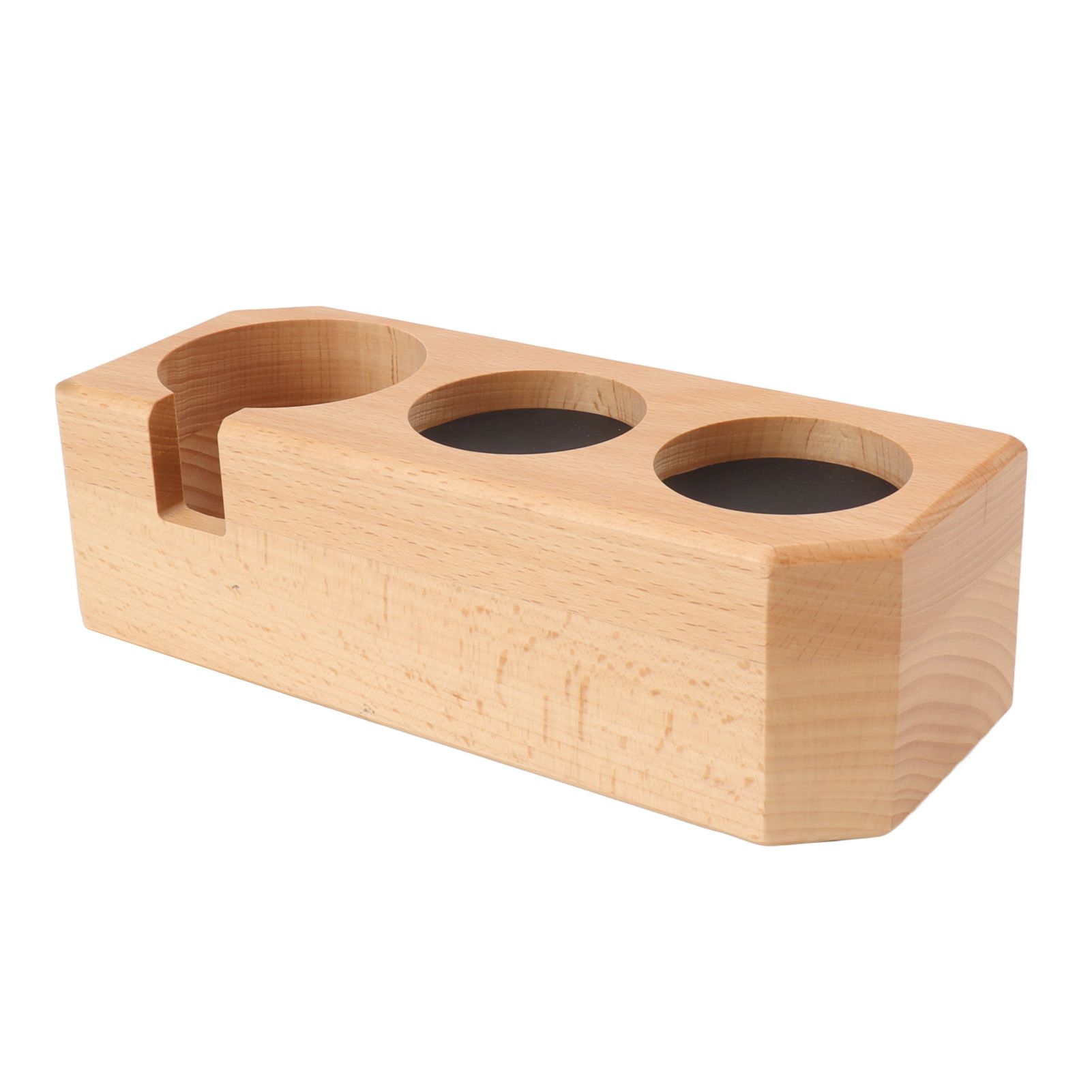 Tamping Station Beech Wood Tamper Mat Stand with Anti Slip Pad for Coffee Bar Accessories L - Image 5