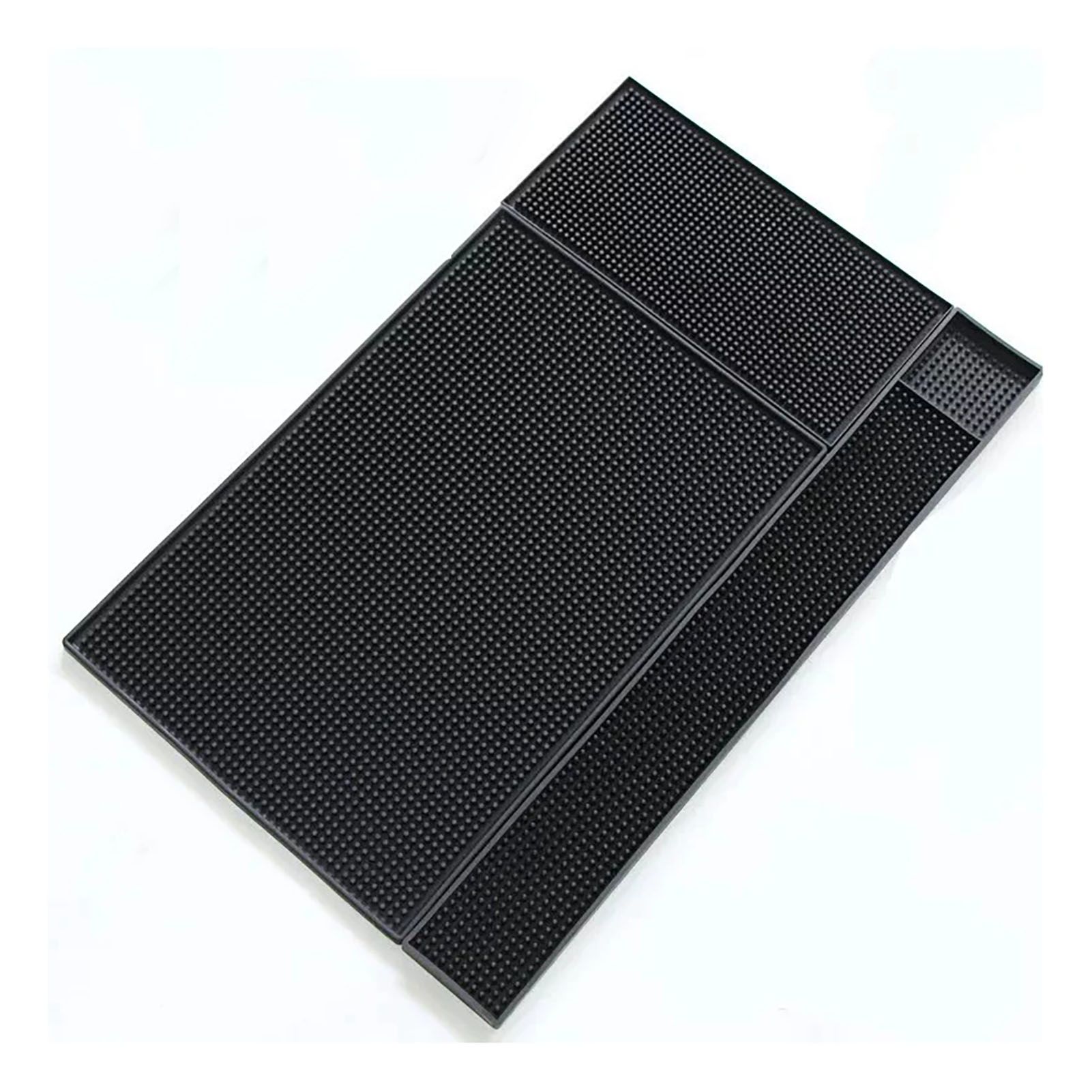 Bar Mat PVC Heat Insulation Drain Pad Black Bar Countertop Spill Mat for Bar Kitchen Restaurant Hotel - Image 3