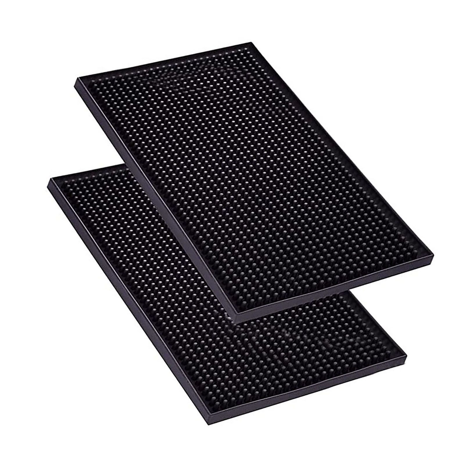 Bar Mat PVC Heat Insulation Drain Pad Black Bar Countertop Spill Mat for Bar Kitchen Restaurant Hotel - Image 7