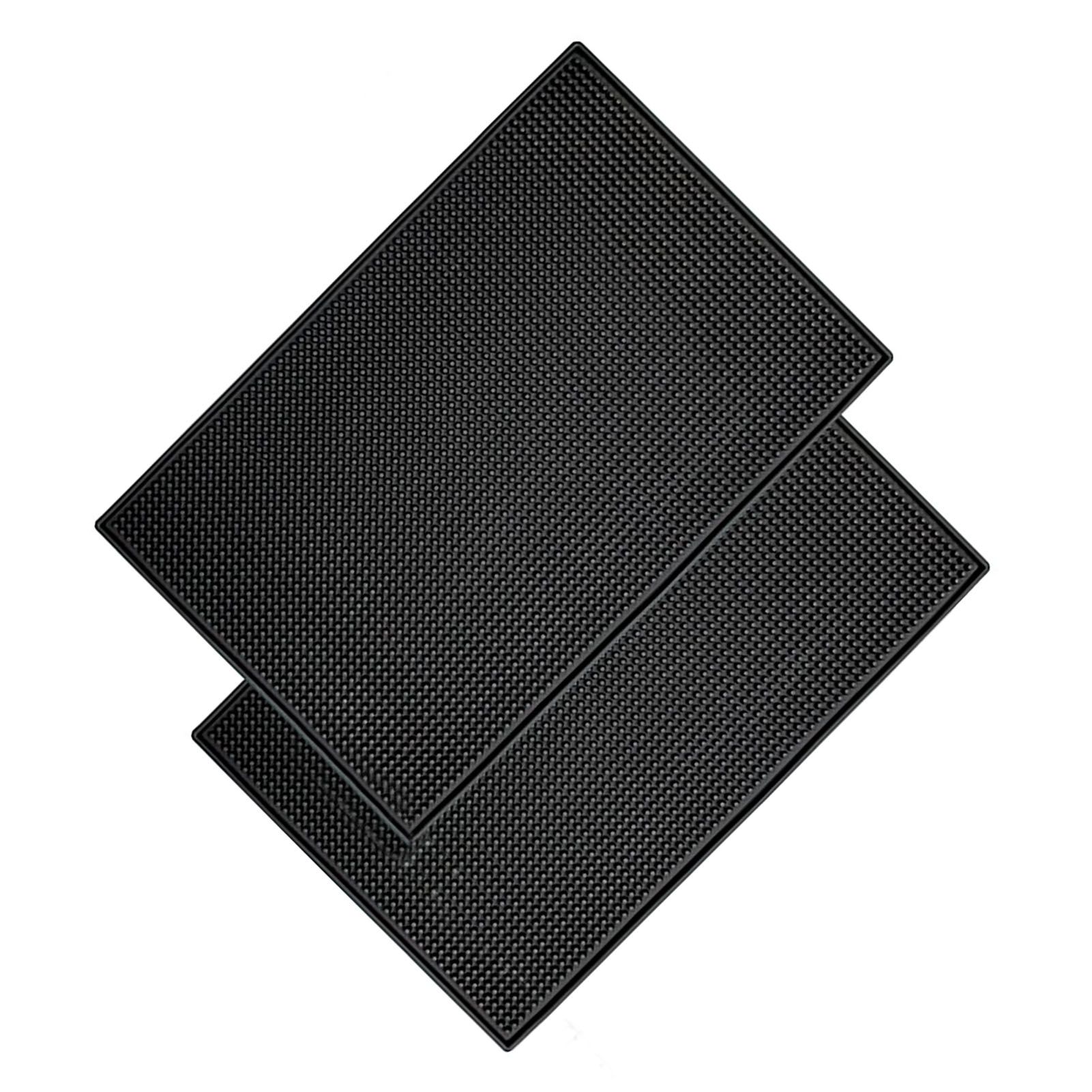 Bar Mat PVC Heat Insulation Drain Pad Black Bar Countertop Spill Mat for Bar Kitchen Restaurant Hotel - Image 8