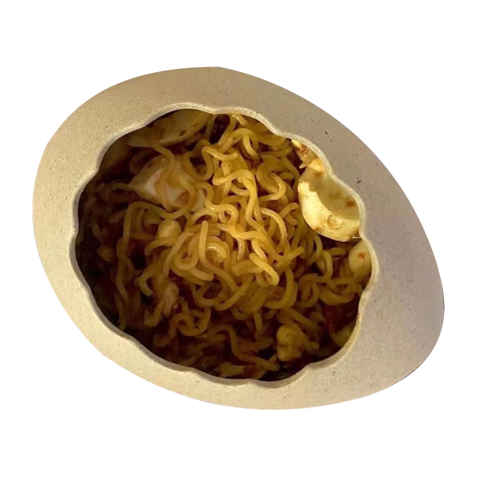 Egg Shell Bowl Ceramic Lifelike Decorative Toxic Free Noodle Dessert Bowl for Home Restaurant - Image 7