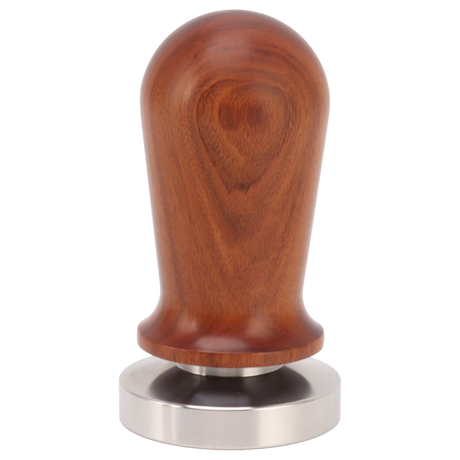 Coffee Tamper with Flat Stainless Steel Base Wooden Handle Coffee Powder Press Tamping Tool 51mm / 2in - Image 1