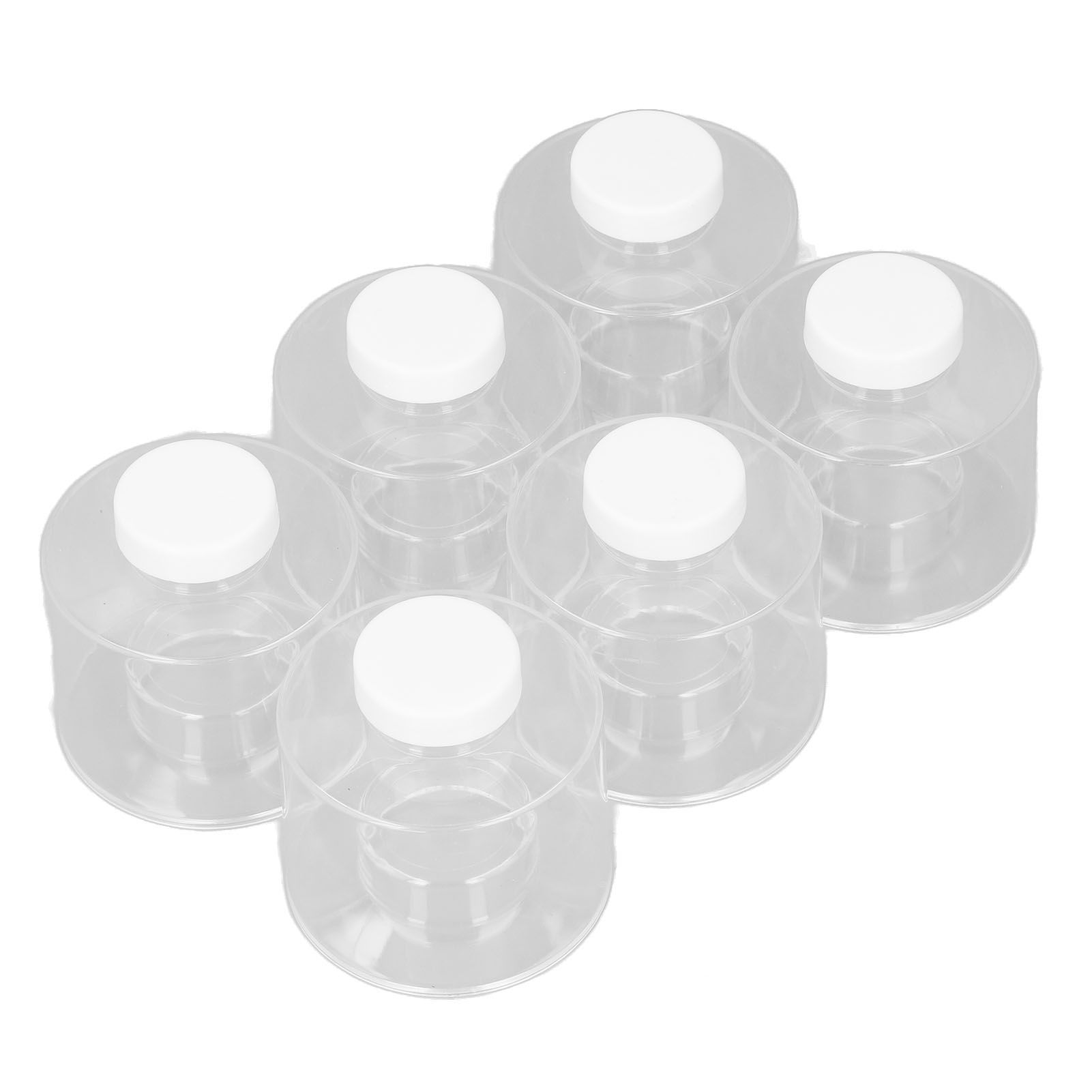 6 Pcs Stackable Spice Pot Spice Tower Spice Color Transparent Pot Seasoning Bottle for Kitchen - Image 2