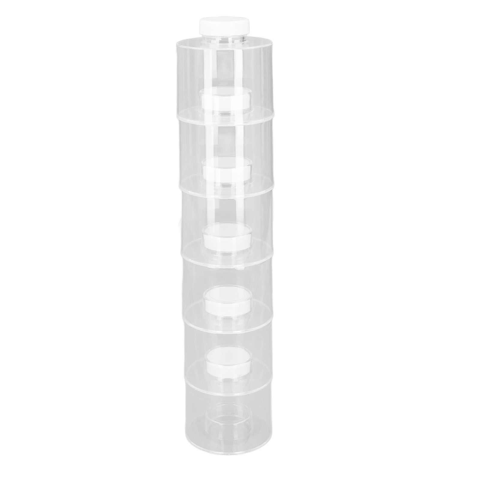 6 Pcs Stackable Spice Pot Spice Tower Spice Color Transparent Pot Seasoning Bottle for Kitchen - Image 5