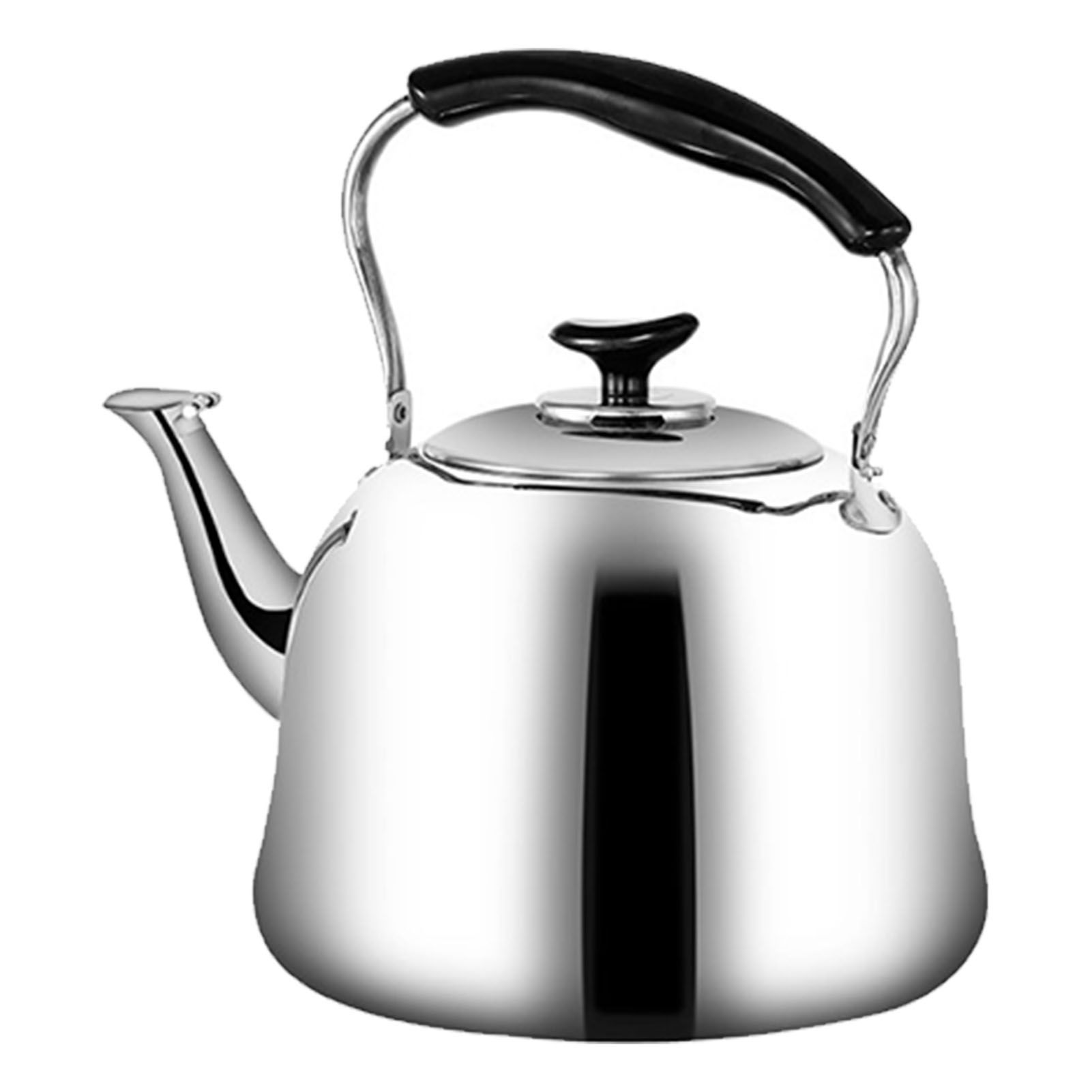 Whistling Kettle Stainless Steel Boiling Audible Alarm Large Opening Stovetop Teapot with Tea Filter 2L - Image 1