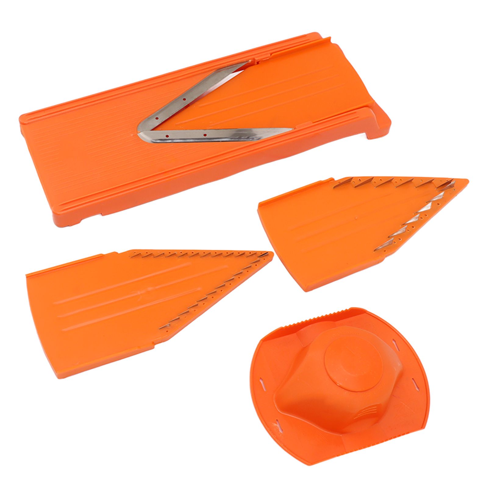 V Blade Mandoline Cutter Manual Vegetable Cutter Vegetable Cooking Tool with Stainless Steel Blade Hand Guard - Image 2