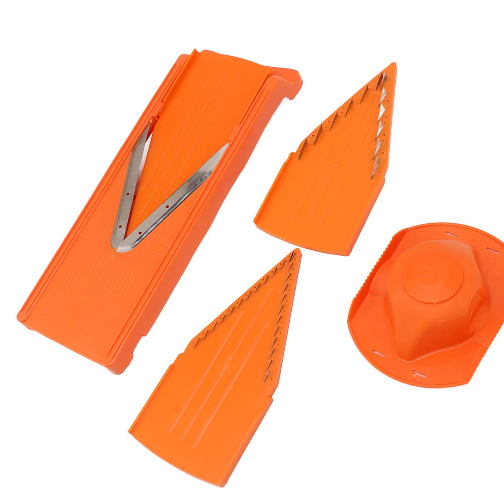 V Blade Mandoline Cutter Manual Vegetable Cutter Vegetable Cooking Tool with Stainless Steel Blade Hand Guard - Image 3