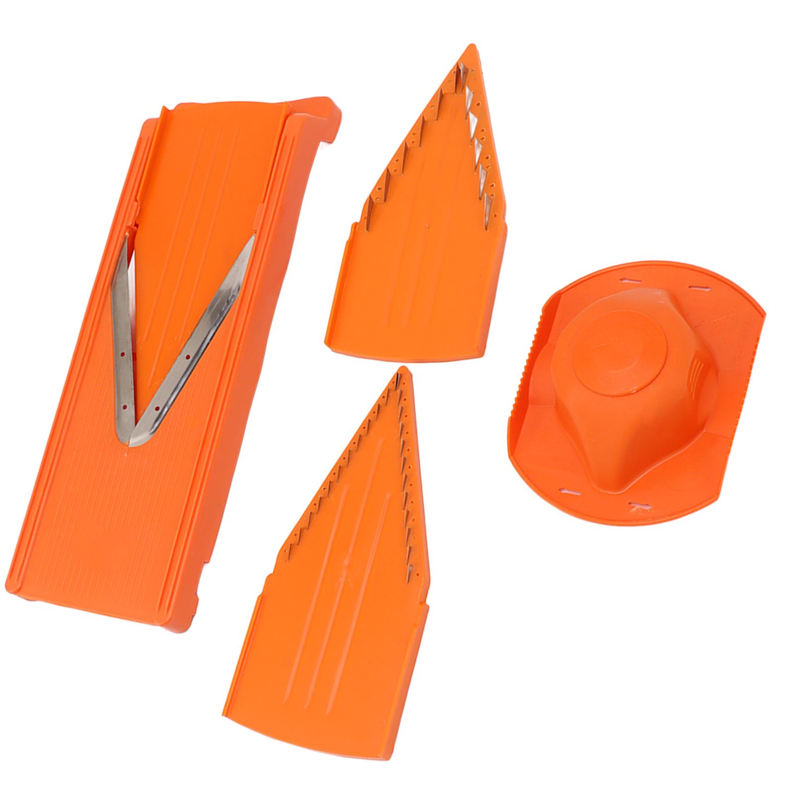 V Blade Mandoline Cutter Manual Vegetable Cutter Vegetable Cooking Tool with Stainless Steel Blade Hand Guard - Image 4