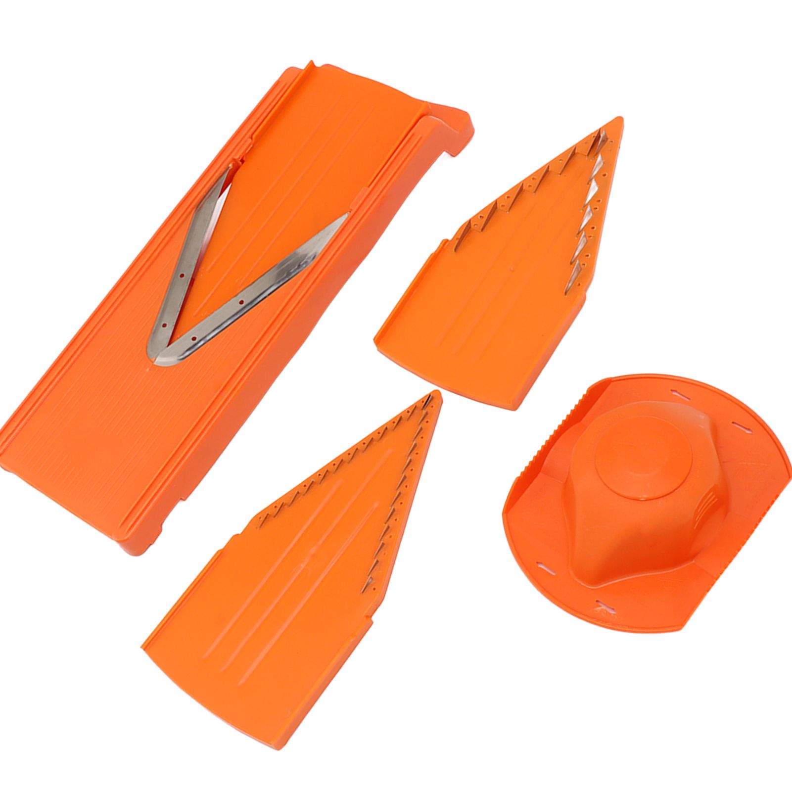 V Blade Mandoline Cutter Manual Vegetable Cutter Vegetable Cooking Tool with Stainless Steel Blade Hand Guard - Image 6