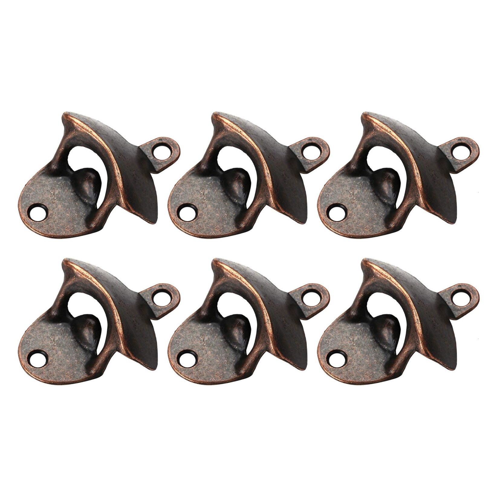 10 Pcs Wall Mount Bottle Opener Vintage Style Rustic Strong Durable Metal Beer Cap Opener for Bar Restaurant Home - Image 2
