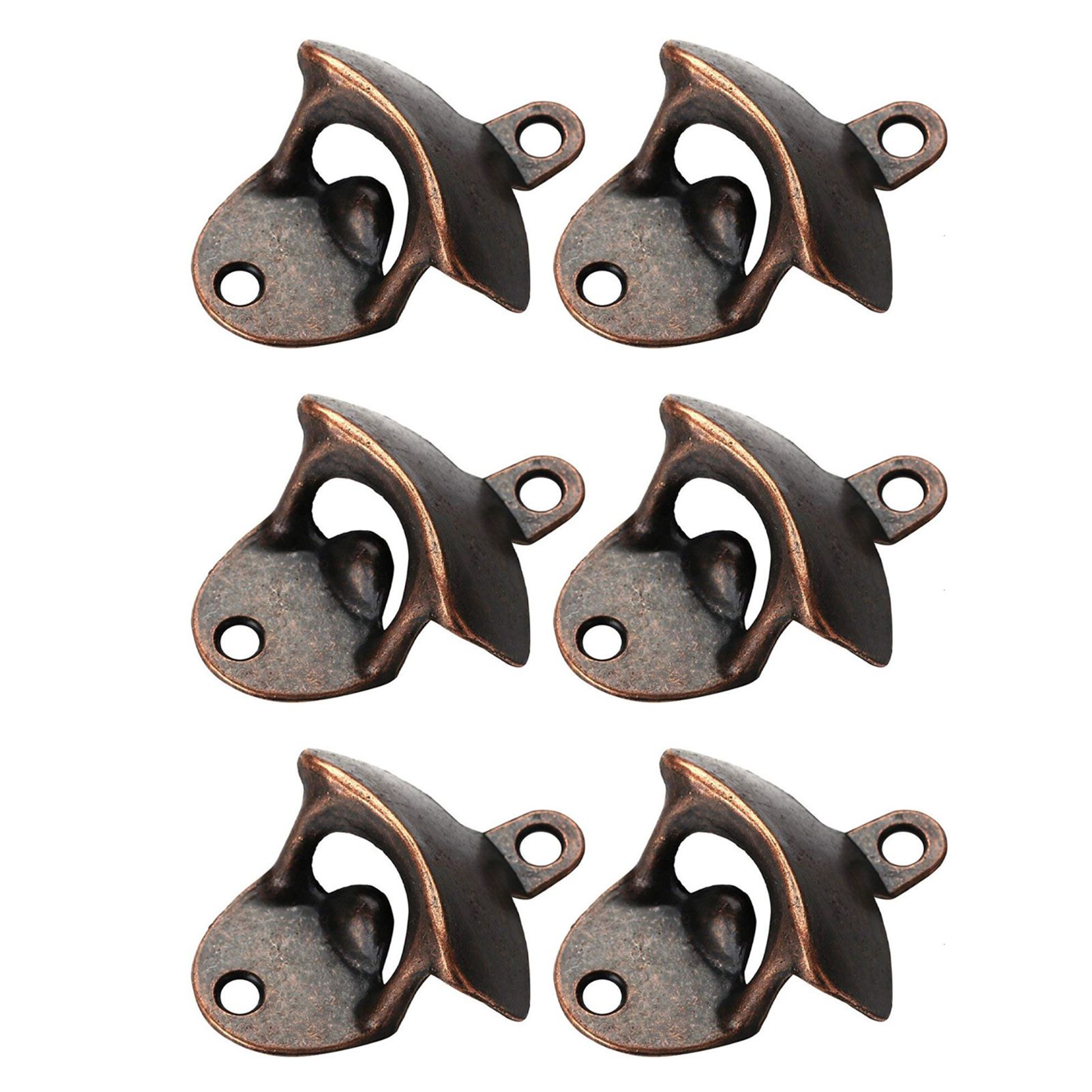 10 Pcs Wall Mount Bottle Opener Vintage Style Rustic Strong Durable Metal Beer Cap Opener for Bar Restaurant Home - Image 3