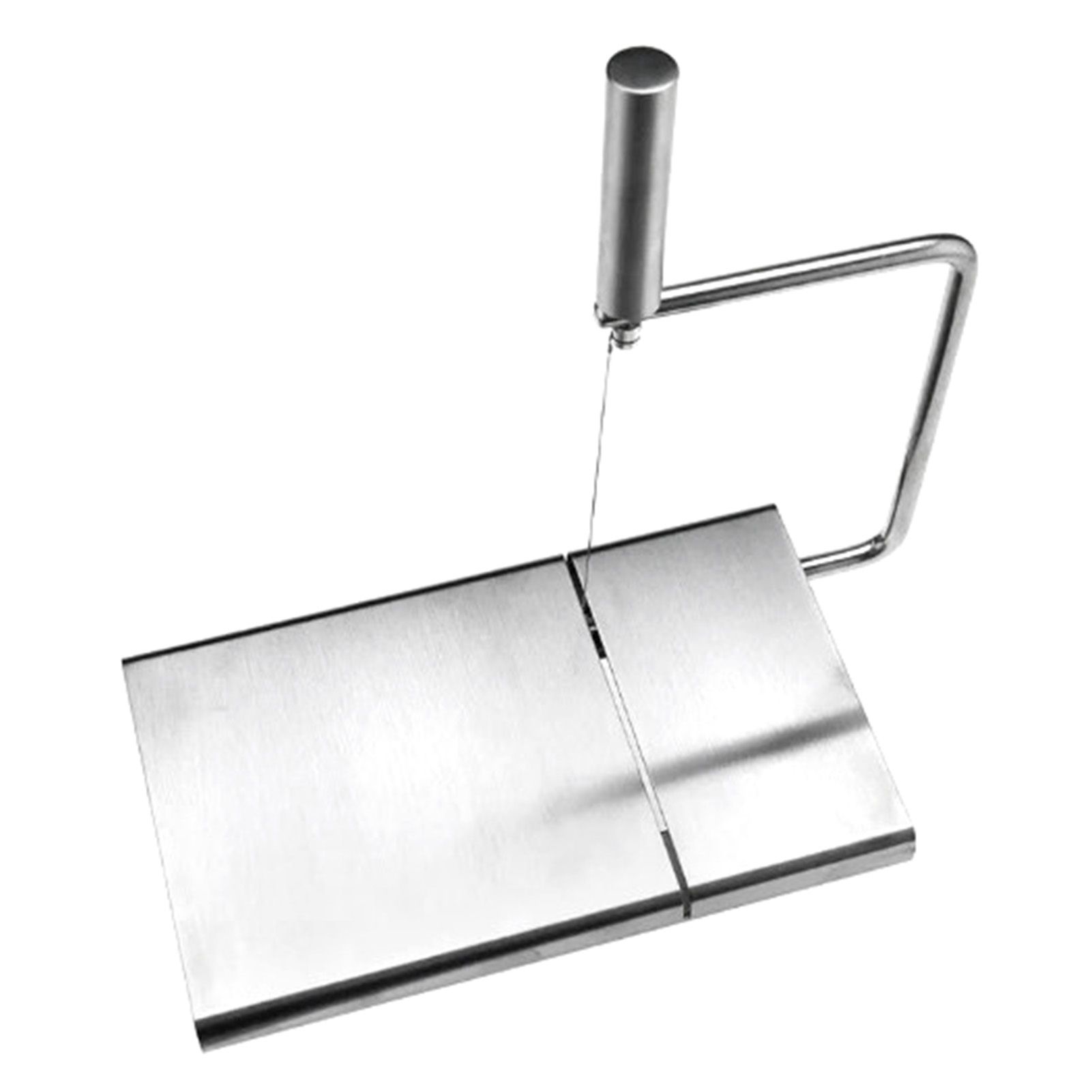 Cheese Cutter Board Stainless Steel Household Anti Corrosion Cheese Cutter with 6PCS Cutting Wire for Kitchen - Image 1