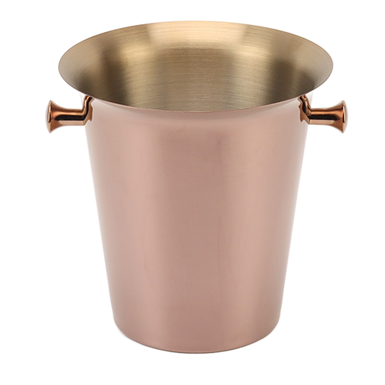 Ice Bucket with Handles Stainless Steel Beer Wine Beverage Cooling Tub for Home Bar 5L Capacity - Image 2