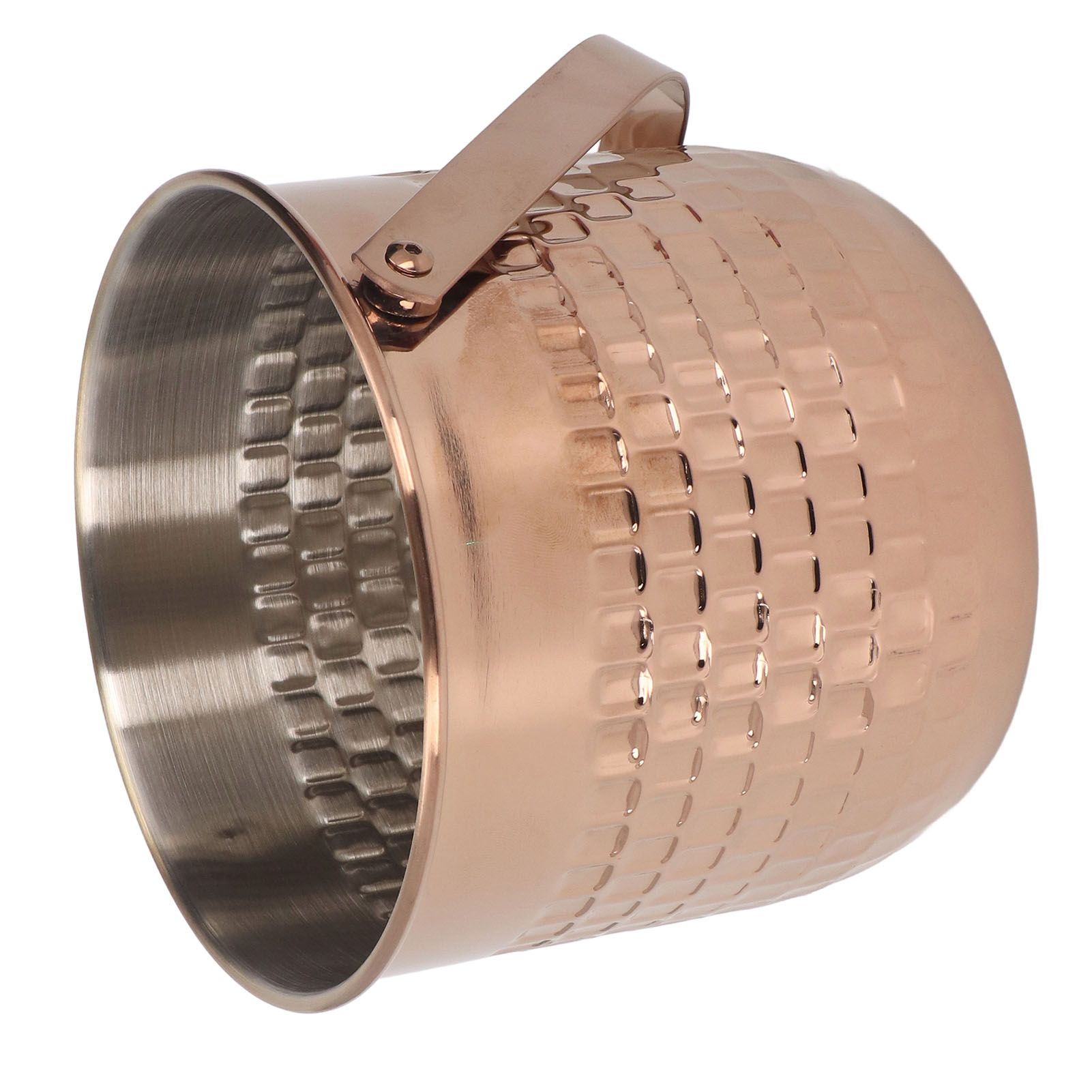 Wine Bucket Double Layer Stainless Steel Insulated Ice Wine Bucket for KTV Bar Dinner Party Rose Gold - Image 6