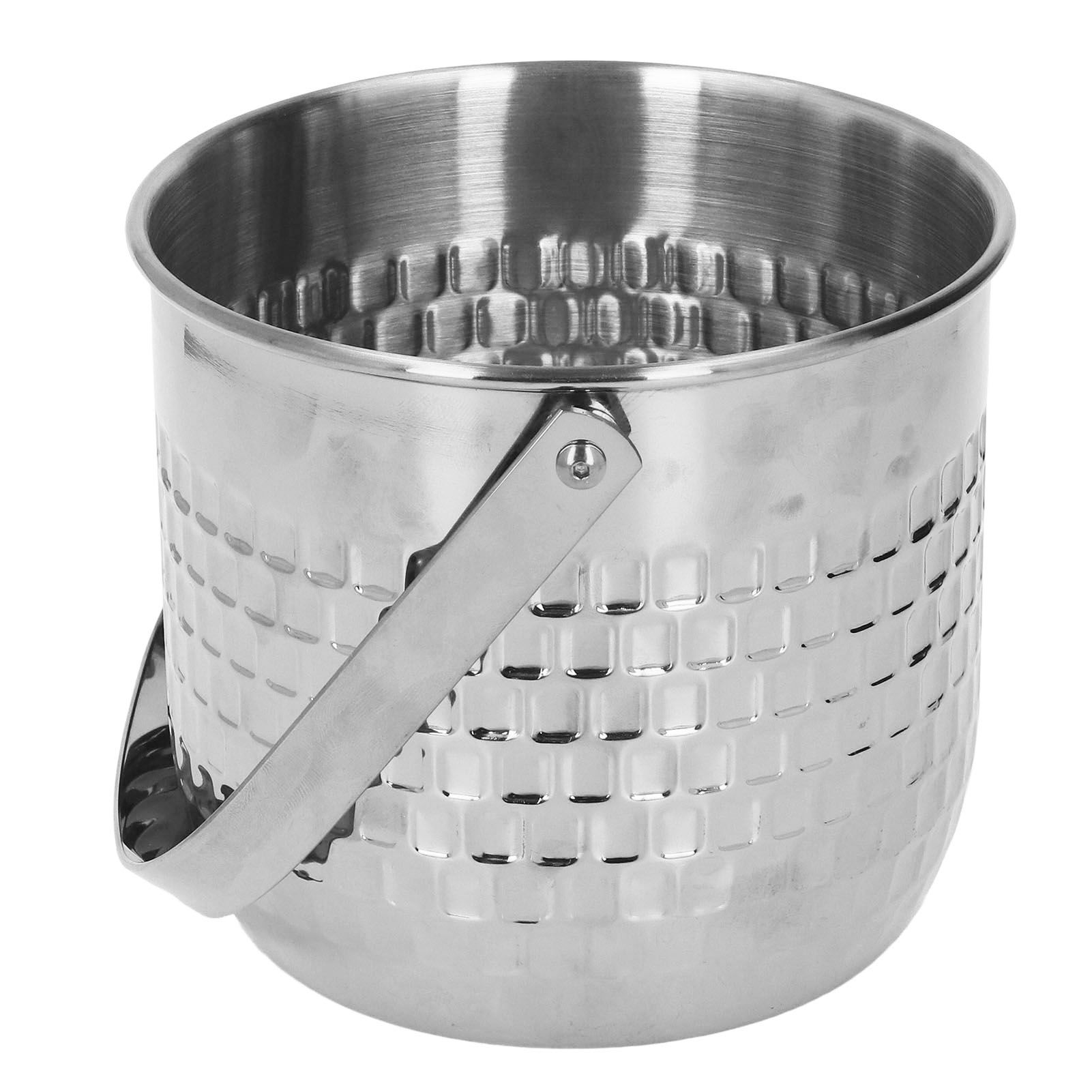 Wine Bucket Double Layer Stainless Steel Insulated Ice Wine Bucket for KTV Bar Dinner Party Silver - Image 3
