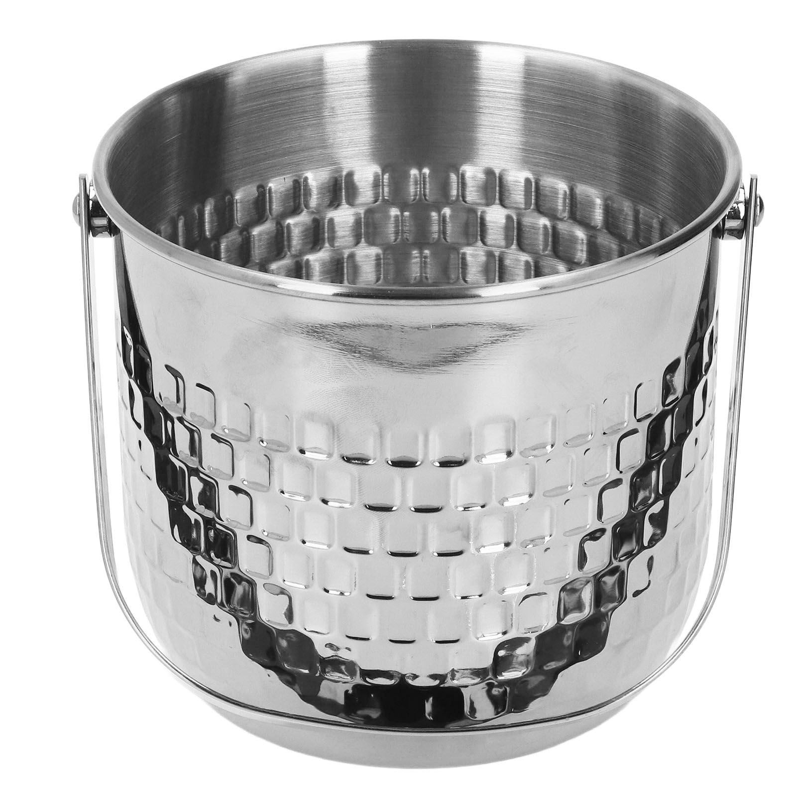 Wine Bucket Double Layer Stainless Steel Insulated Ice Wine Bucket for KTV Bar Dinner Party Silver - Image 7