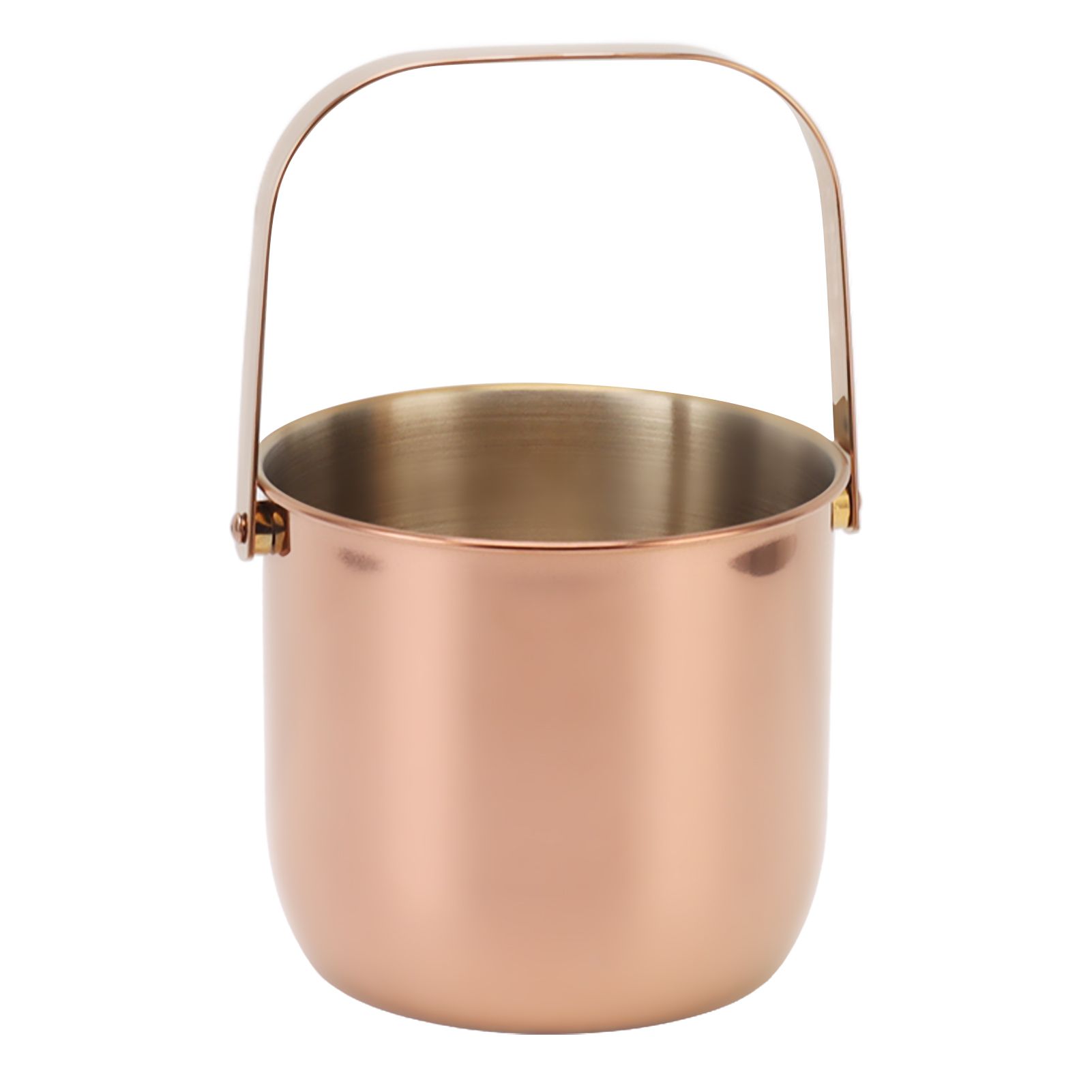 KTV Bar Commercial Thickened Ice Bucket Stainless Steel Double Insulation Ice Bucket Wine Champagne Beer Ice Bucket Rose Gold - Image 2