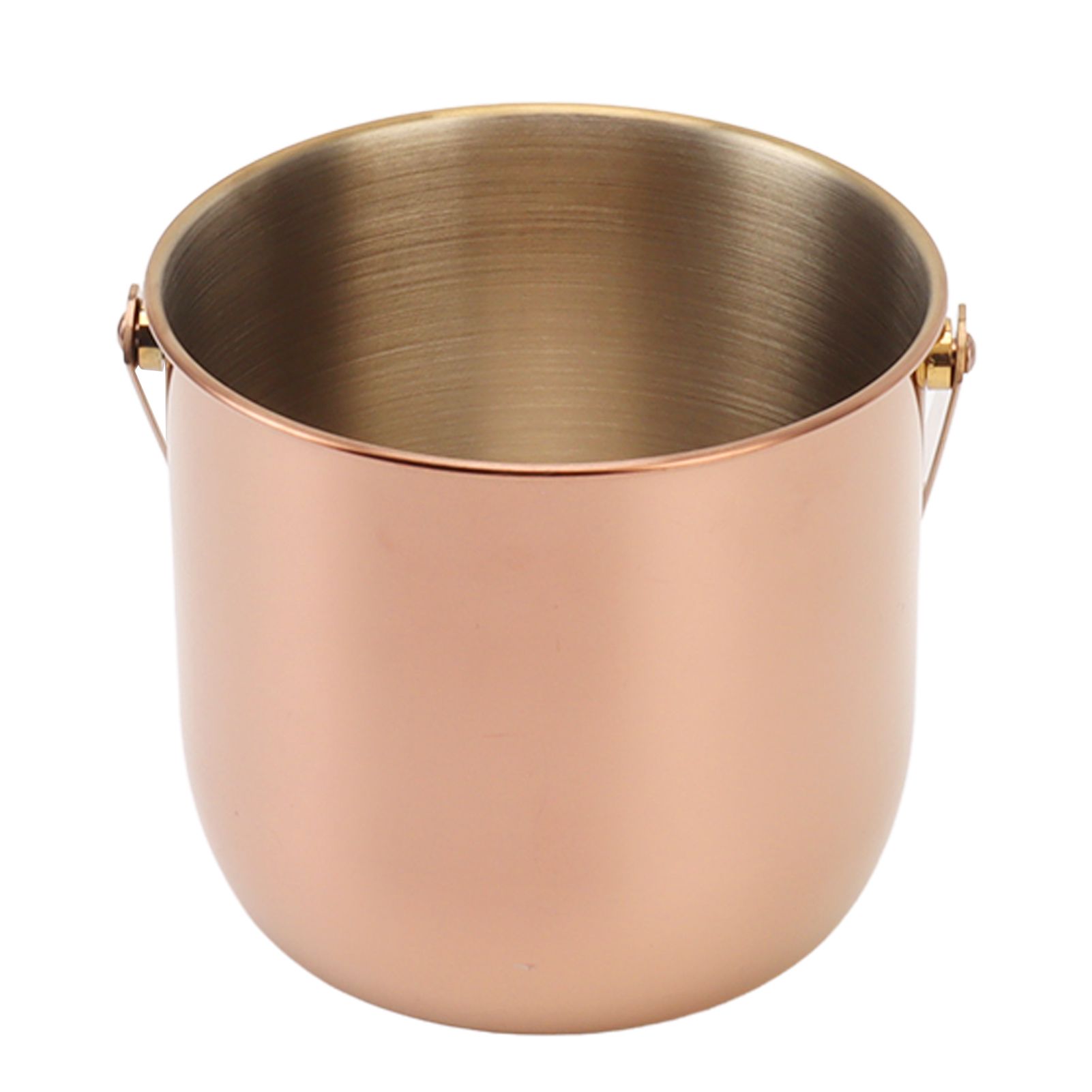 KTV Bar Commercial Thickened Ice Bucket Stainless Steel Double Insulation Ice Bucket Wine Champagne Beer Ice Bucket Rose Gold - Image 5