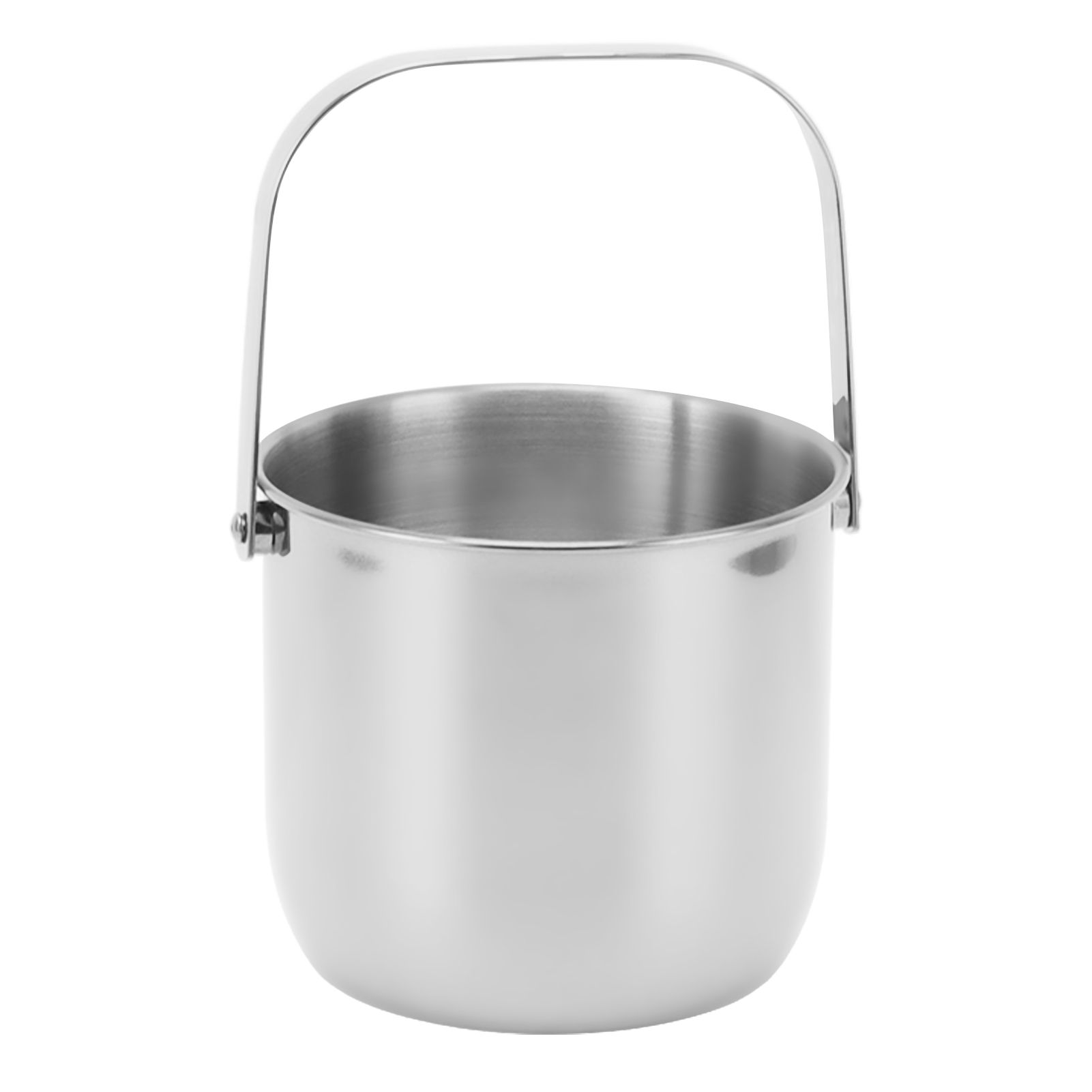KTV Bar Commercial Thickened Ice Bucket Stainless Steel Double Insulation Ice Bucket Wine Champagne Beer Ice Bucket Silver - Image 2