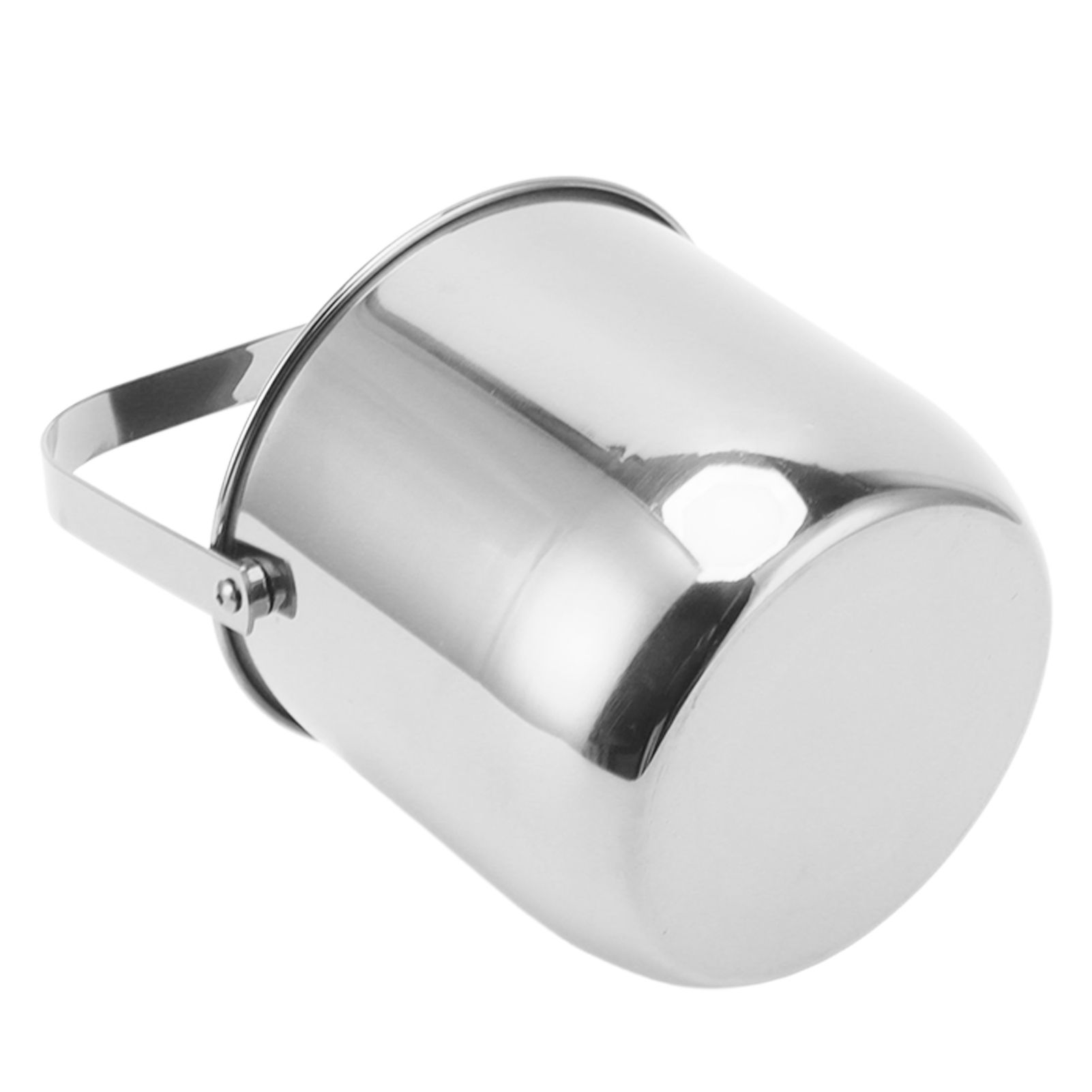 KTV Bar Commercial Thickened Ice Bucket Stainless Steel Double Insulation Ice Bucket Wine Champagne Beer Ice Bucket Silver - Image 3
