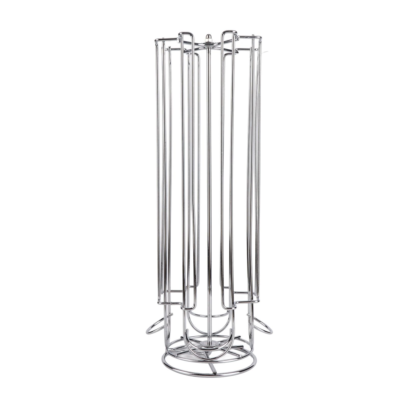 Coffee Pod Holder Tower Stand Rack Revolving Rotating 28 Capsules Coffee Capsule Organizer for Dolce Gusto - Image 1