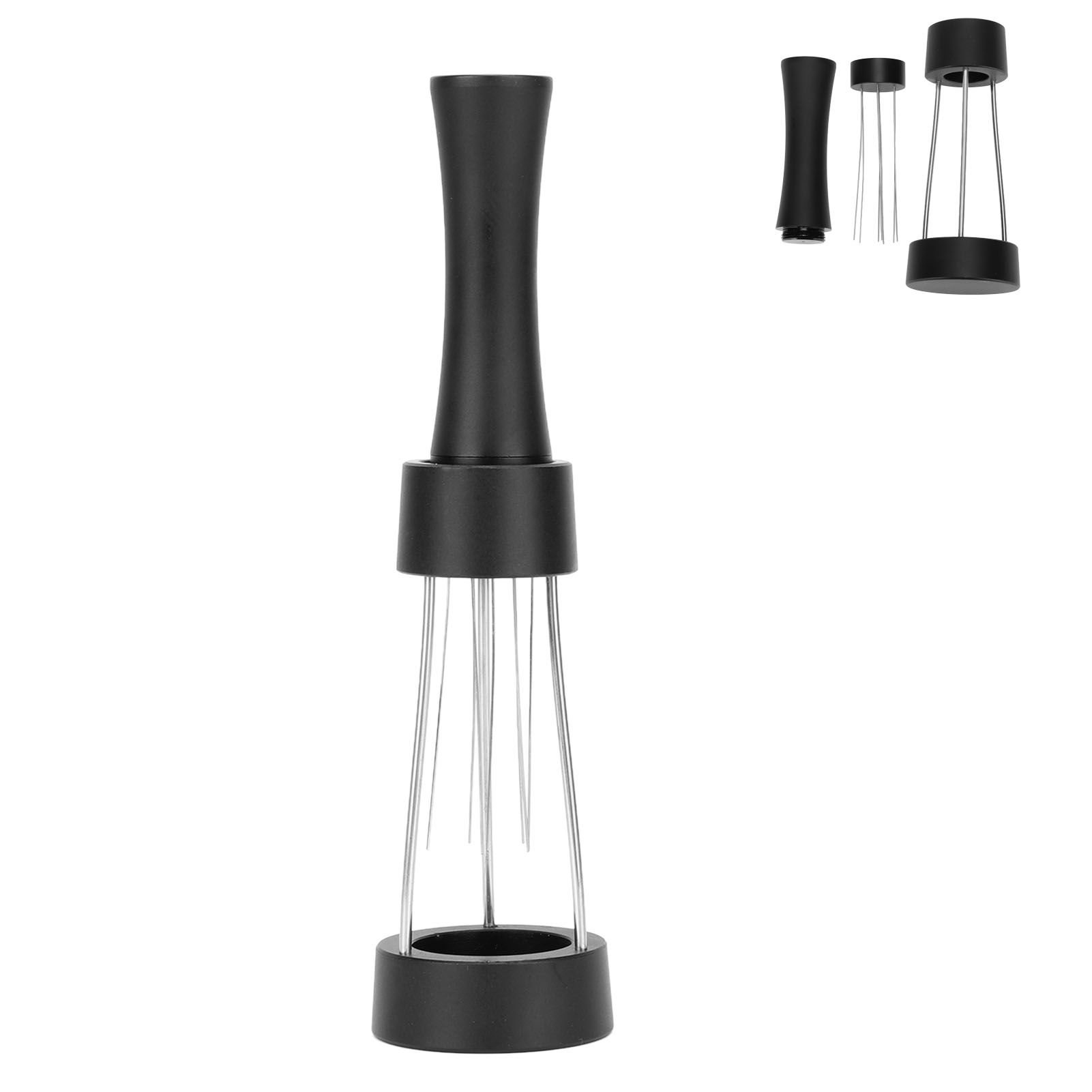 Coffee Stirrer Distributor Needle Stainless Steel Coffee Stirring Powder Needle Distributor Black - Image 1