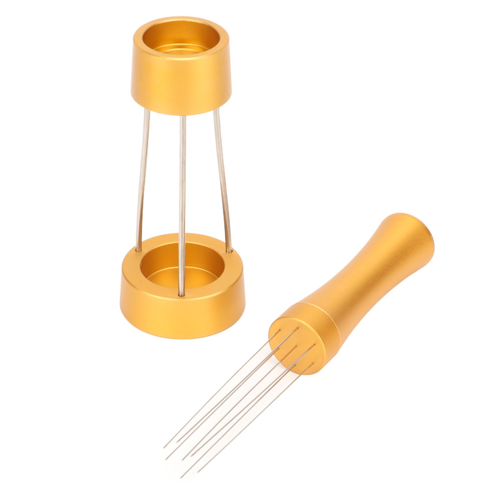 Coffee Stirrer Distributor Needle Stainless Steel Coffee Stirring Powder Needle Distributor Gold - Image 6
