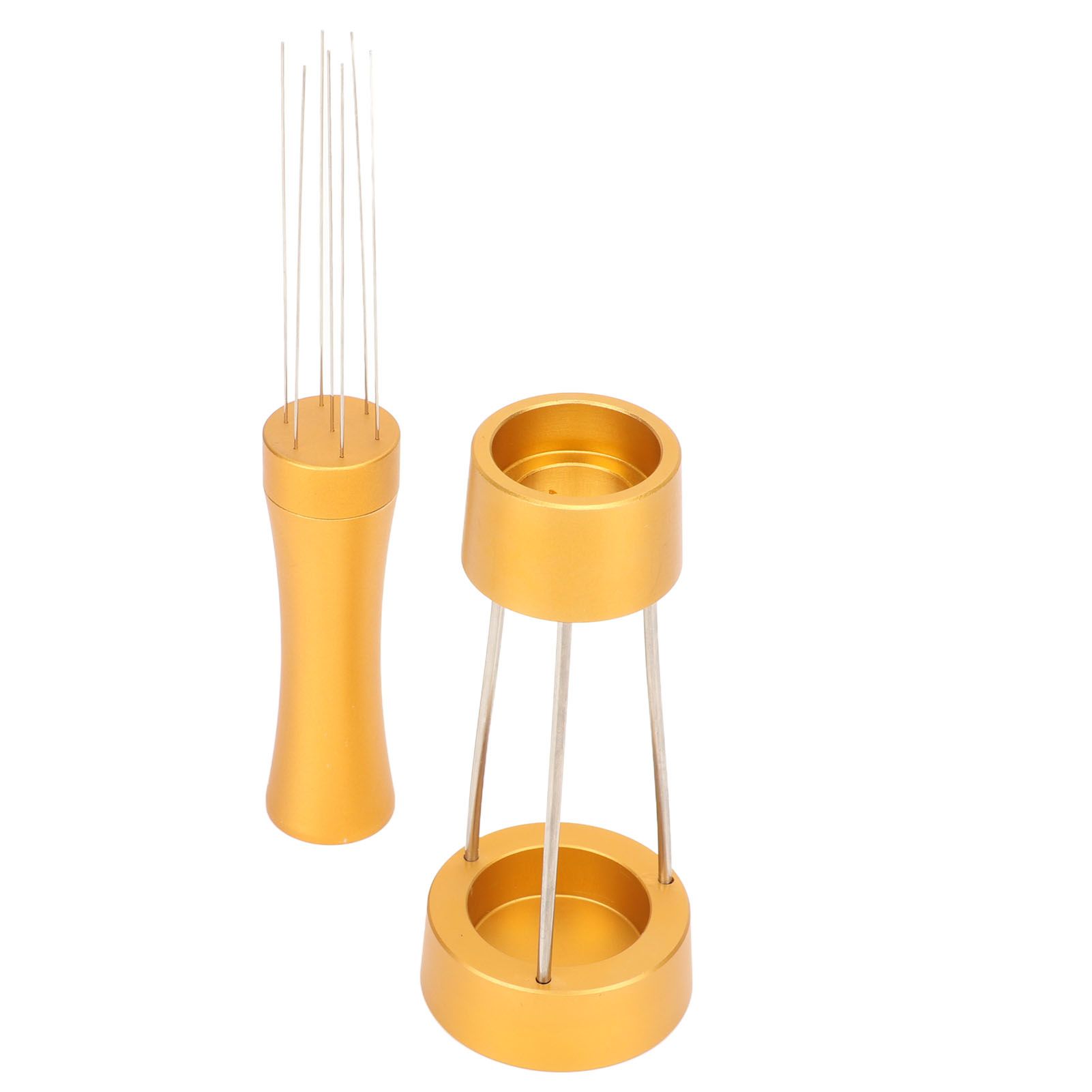 Coffee Stirrer Distributor Needle Stainless Steel Coffee Stirring Powder Needle Distributor Gold - Image 7