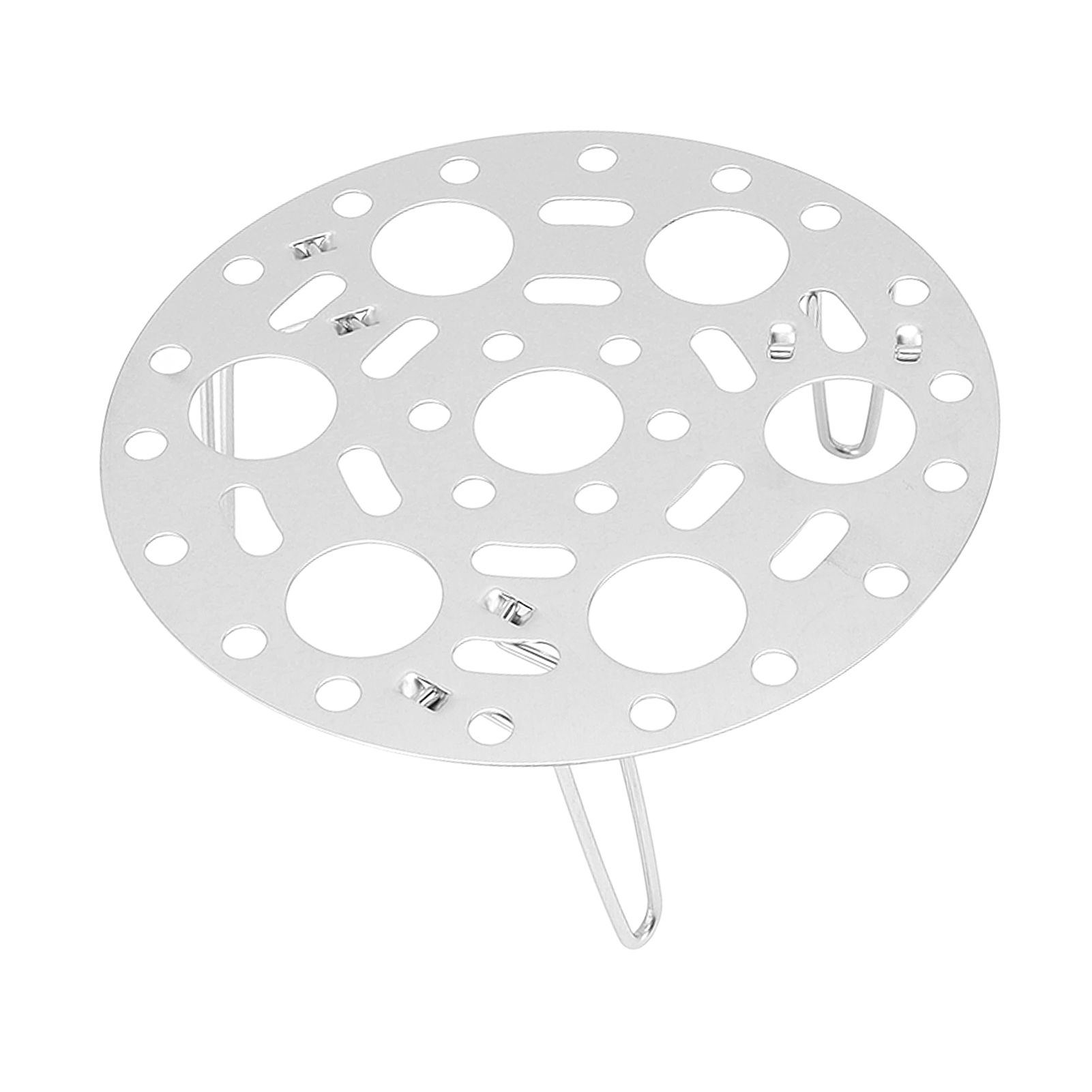Steaming Rack Stainless Foldable Multi Function Steel Steaming Tray Dumplings Egg Steaming Tool for Home Restaurant Silver - Image 4