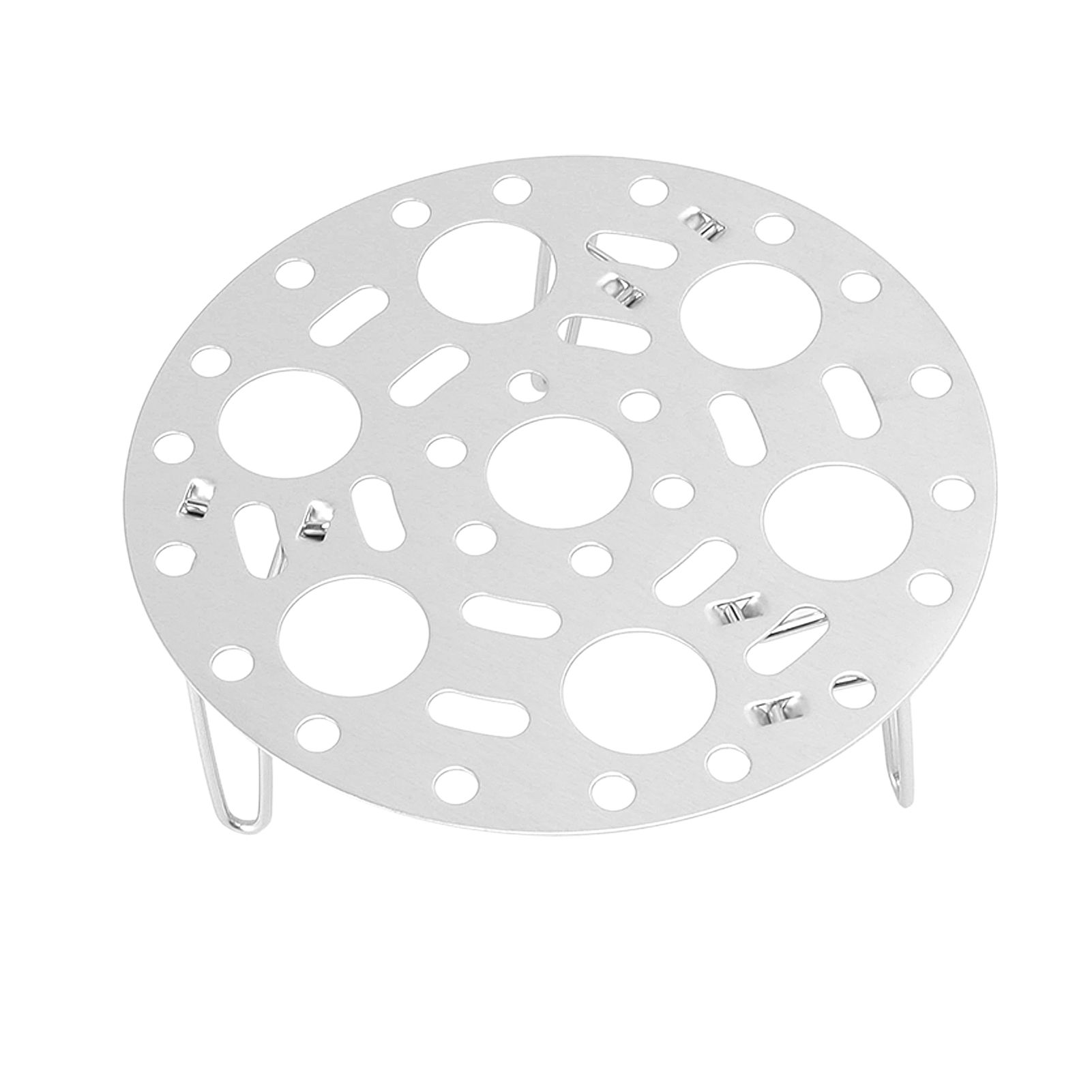 Steaming Rack Stainless Foldable Multi Function Steel Steaming Tray Dumplings Egg Steaming Tool for Home Restaurant Silver - Image 6