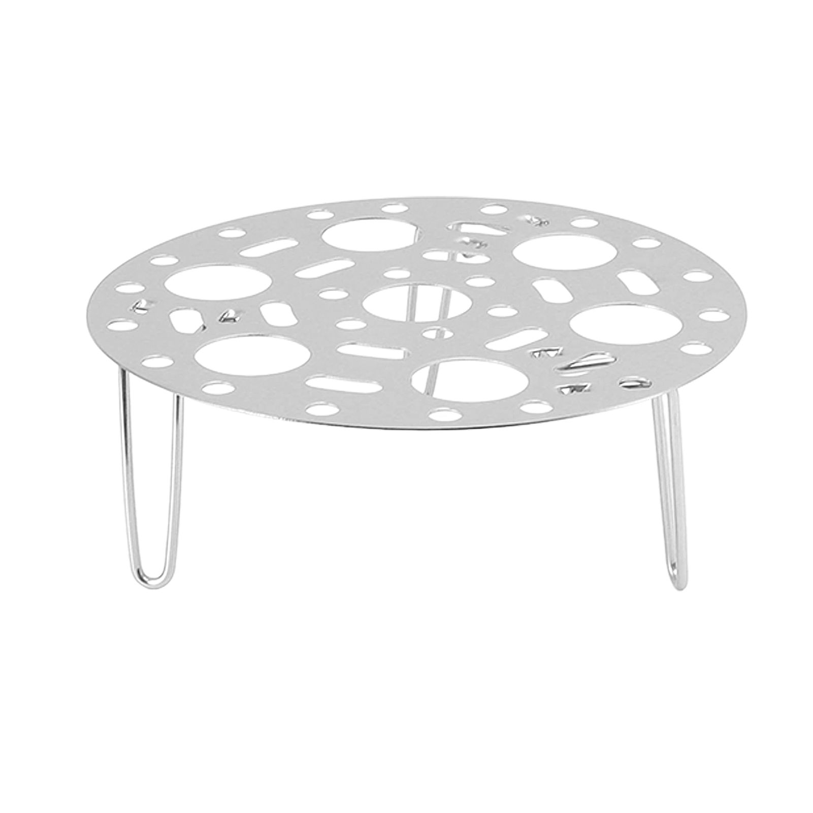 Steaming Rack Stainless Foldable Multi Function Steel Steaming Tray Dumplings Egg Steaming Tool for Home Restaurant Silver - Image 7