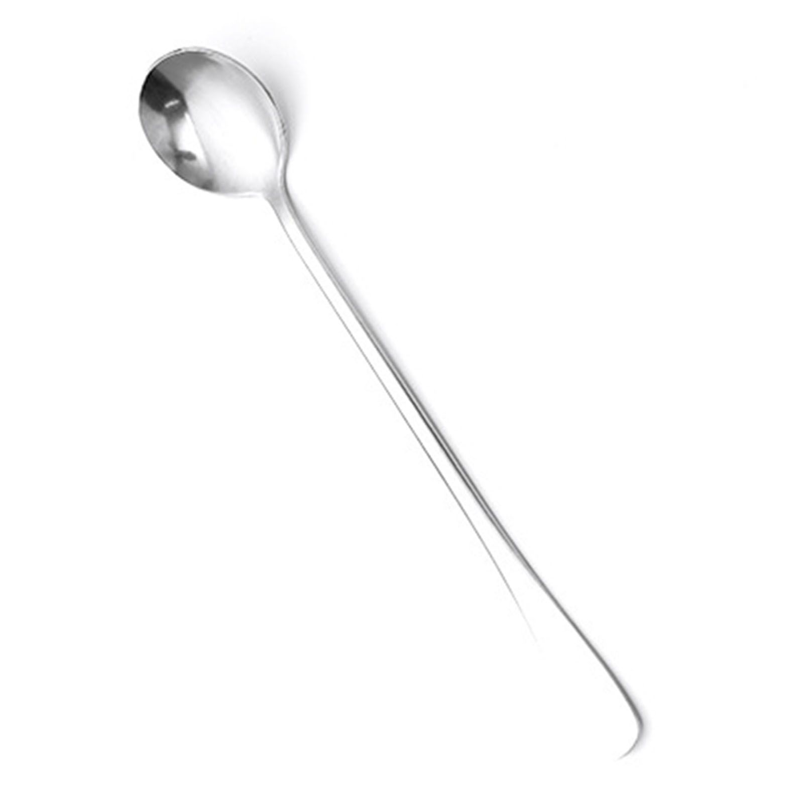 Long Handle Spoons Stainless Steel Elegant Multi Functional Stirring Spoons for Coffee Tea Dessert 3pcs Round Head - Image 3
