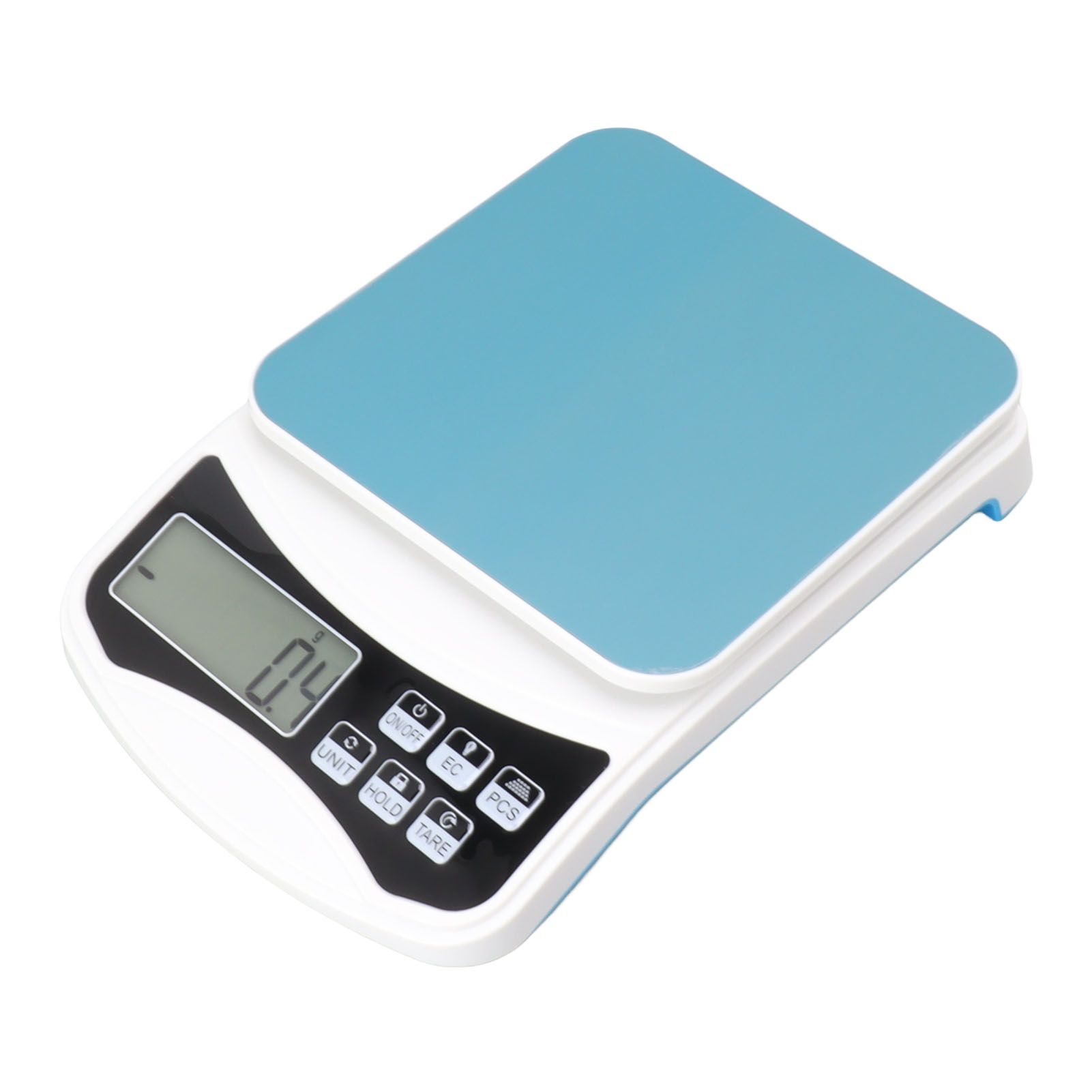 White Electric Kitchen Food Baking Scale 0.1g High Accuracy ABS Electronic Flat Food Weighing Scale - Image 1