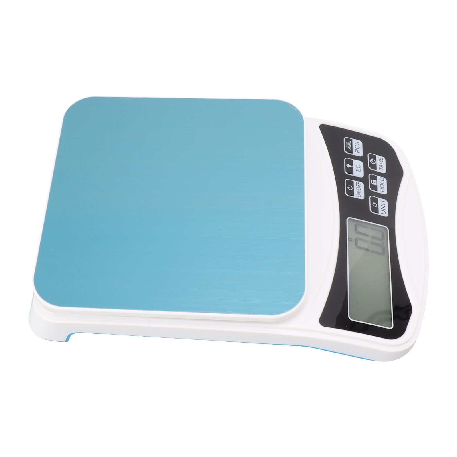 White Electric Kitchen Food Baking Scale 0.1g High Accuracy ABS Electronic Flat Food Weighing Scale - Image 2
