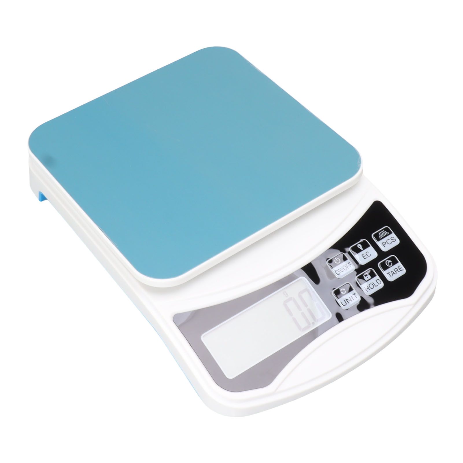 White Electric Kitchen Food Baking Scale 0.1g High Accuracy ABS Electronic Flat Food Weighing Scale - Image 4