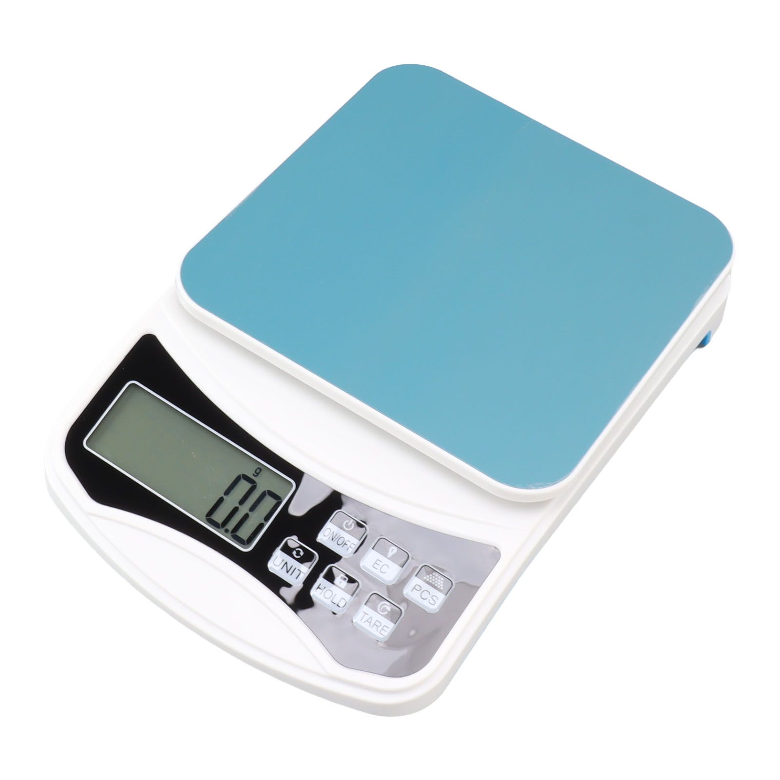 White Electric Kitchen Food Baking Scale 0.1g High Accuracy ABS Electronic Flat Food Weighing Scale - Image 5