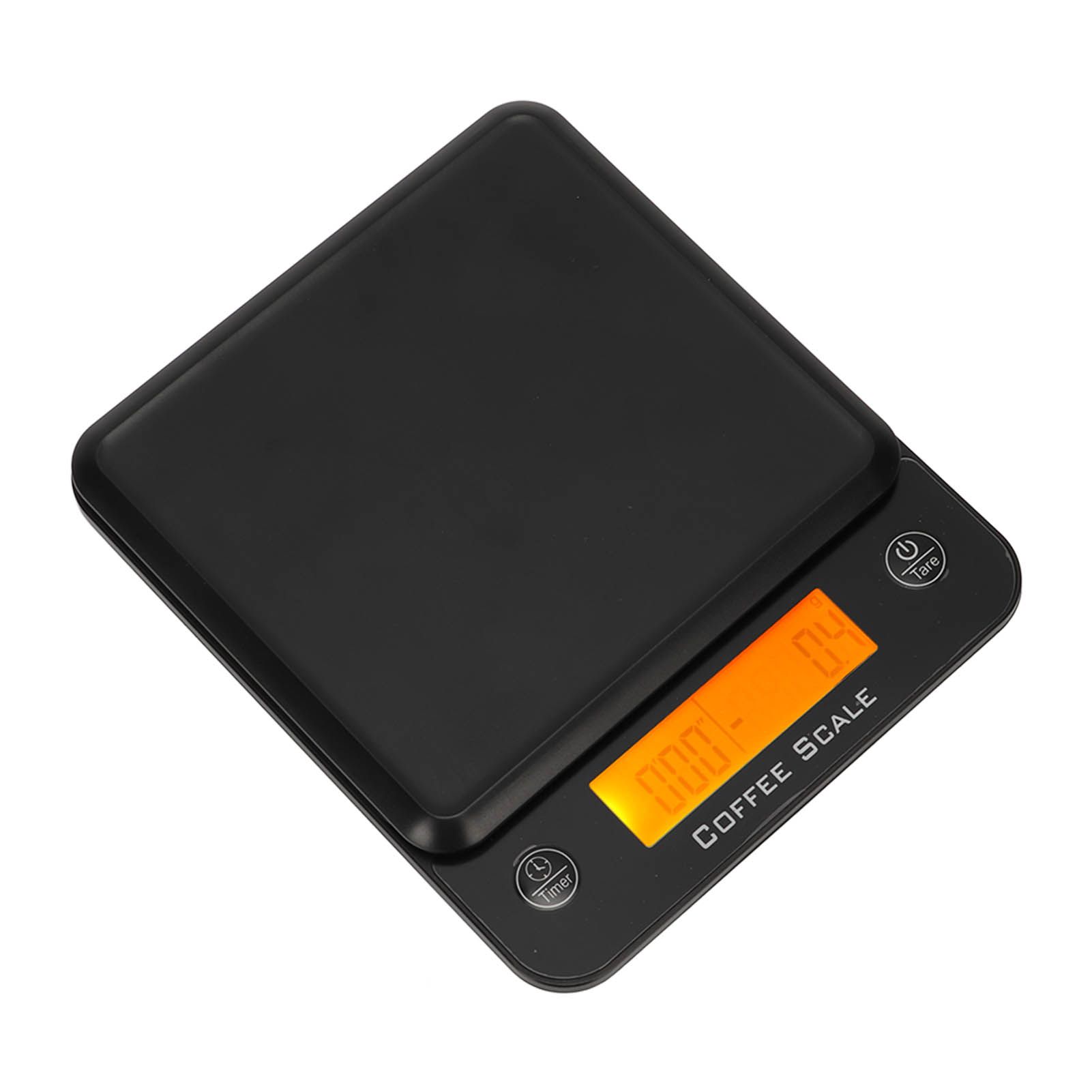 Coffee Scale Kitchen Electronic LCD Display Automatic Timing for Food Baking 0.1g 3kg - Image 2