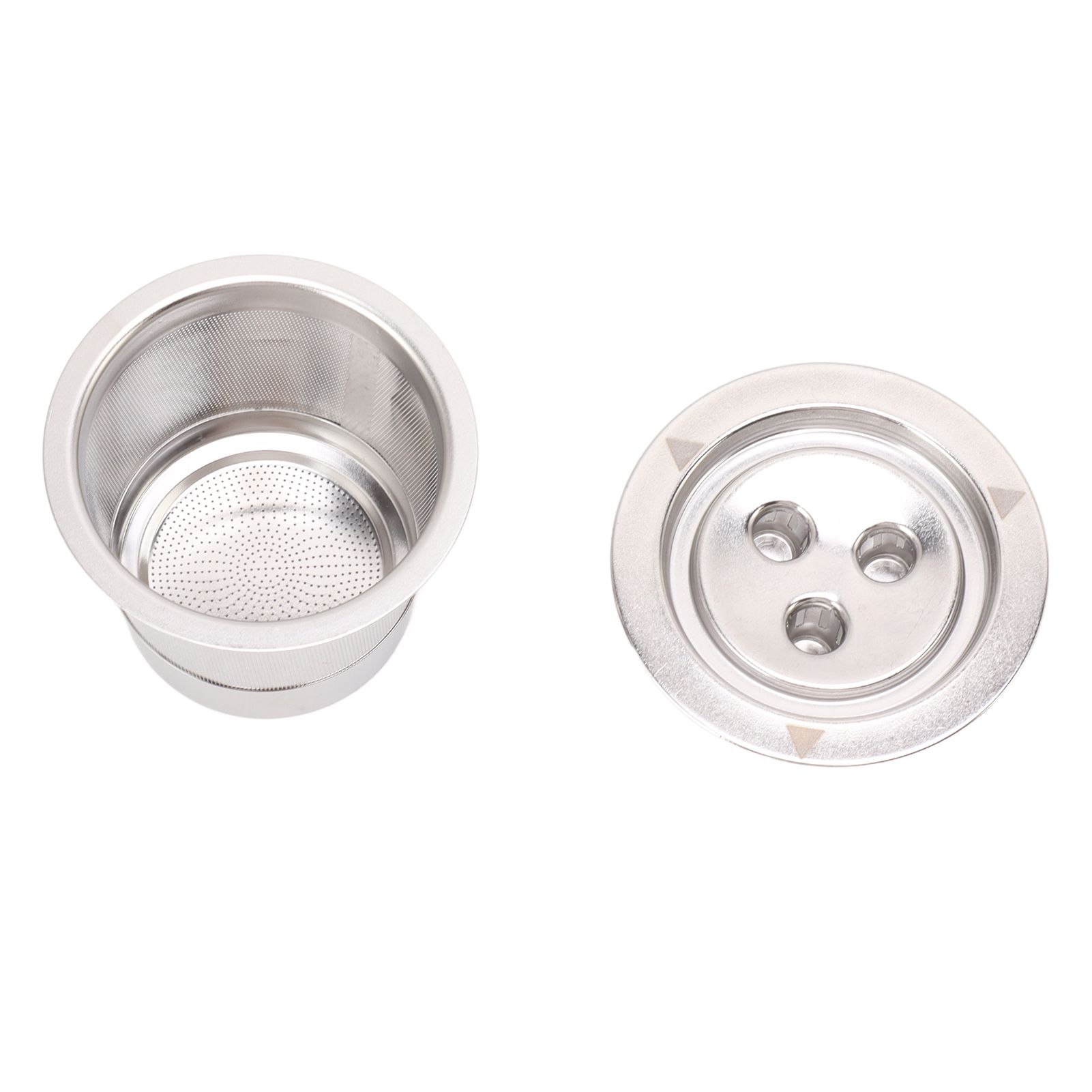 Coffee Capsule Filter Reusable Refillable Stainless Steel 3 Hole Coffee Capsule Cup - Image 4