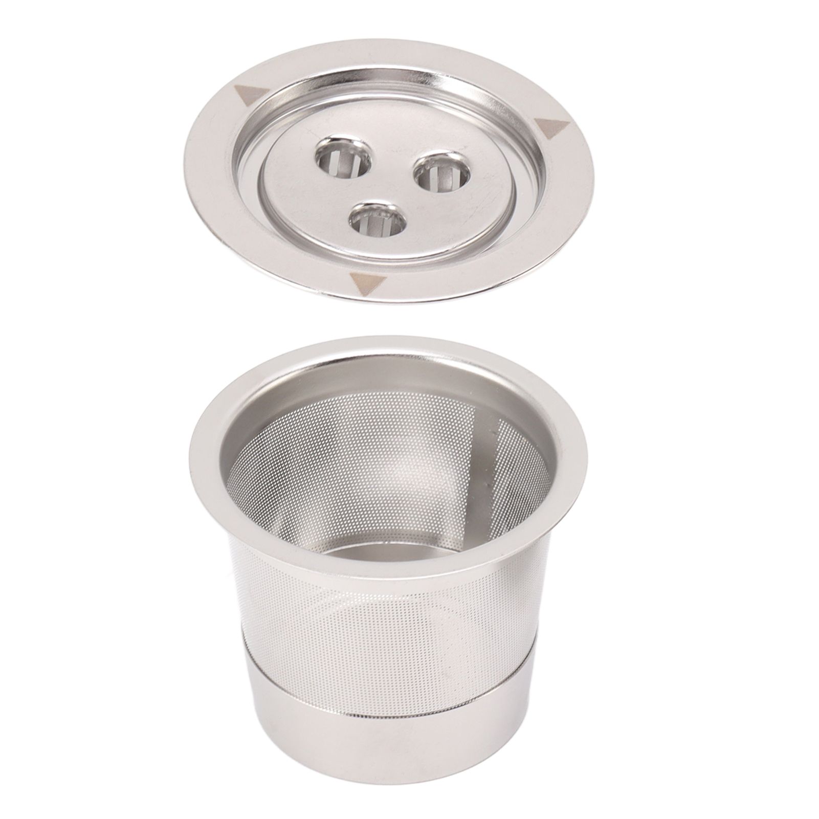 Coffee Capsule Filter Reusable Refillable Stainless Steel 3 Hole Coffee Capsule Cup - Image 8